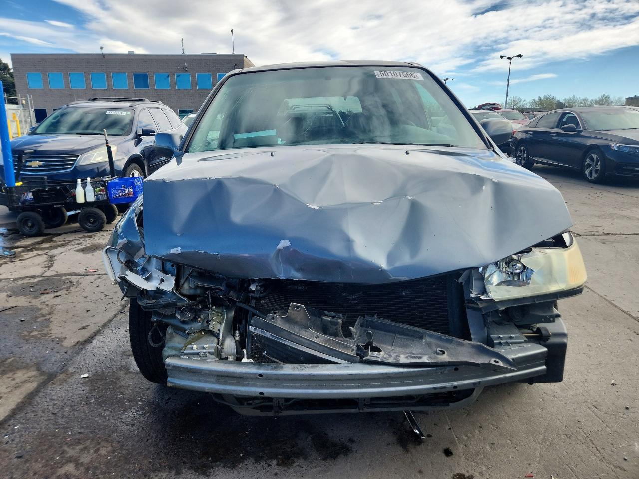 2001 Honda Odyssey Ex Silver vin: 2HKRL18611H616355