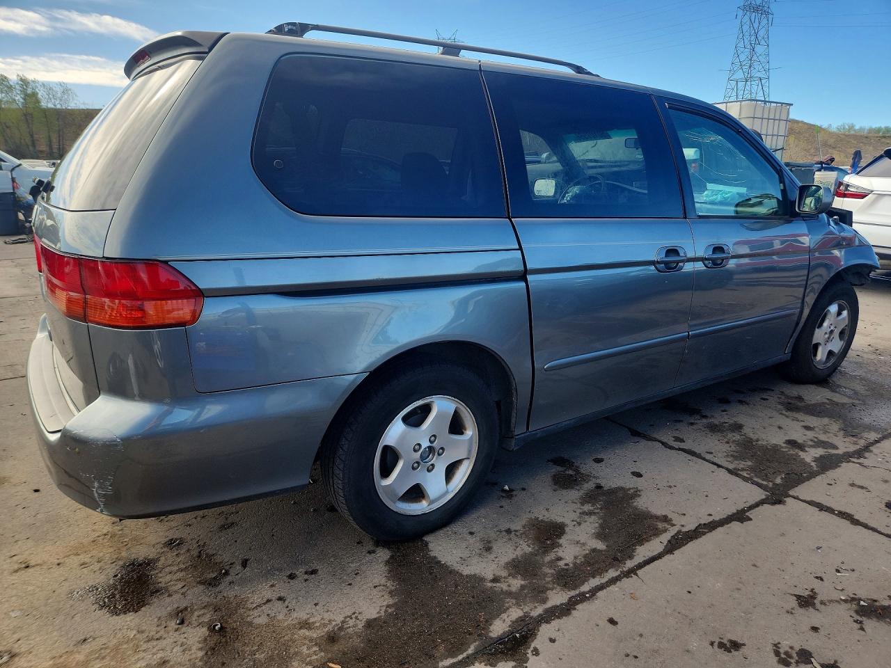 2001 Honda Odyssey Ex Silver vin: 2HKRL18611H616355