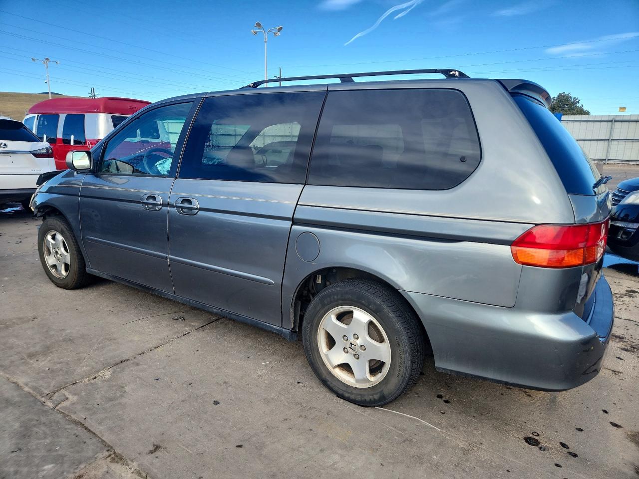 2001 Honda Odyssey Ex Silver vin: 2HKRL18611H616355