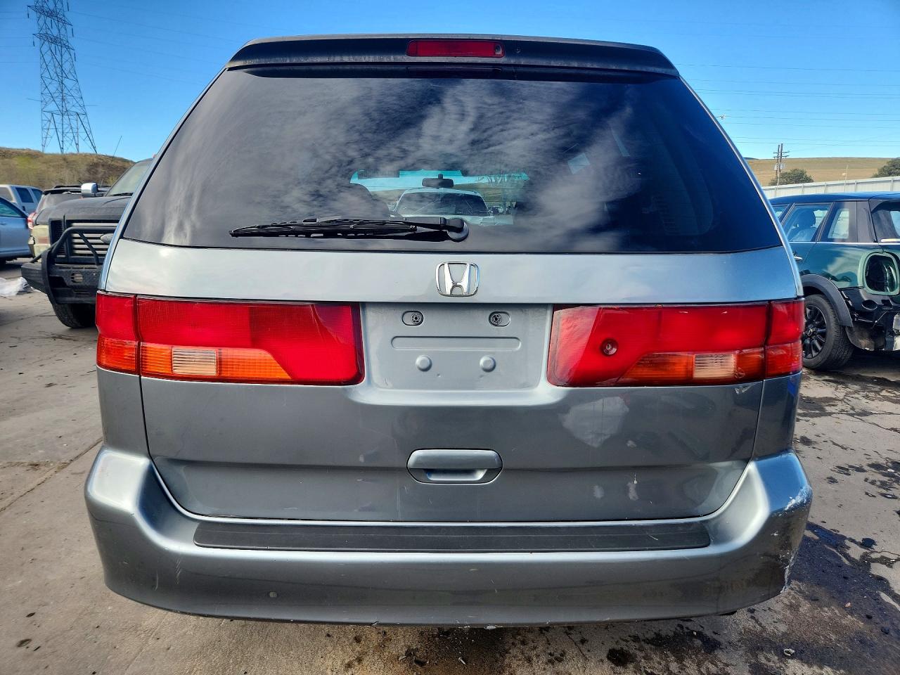2001 Honda Odyssey Ex Silver vin: 2HKRL18611H616355