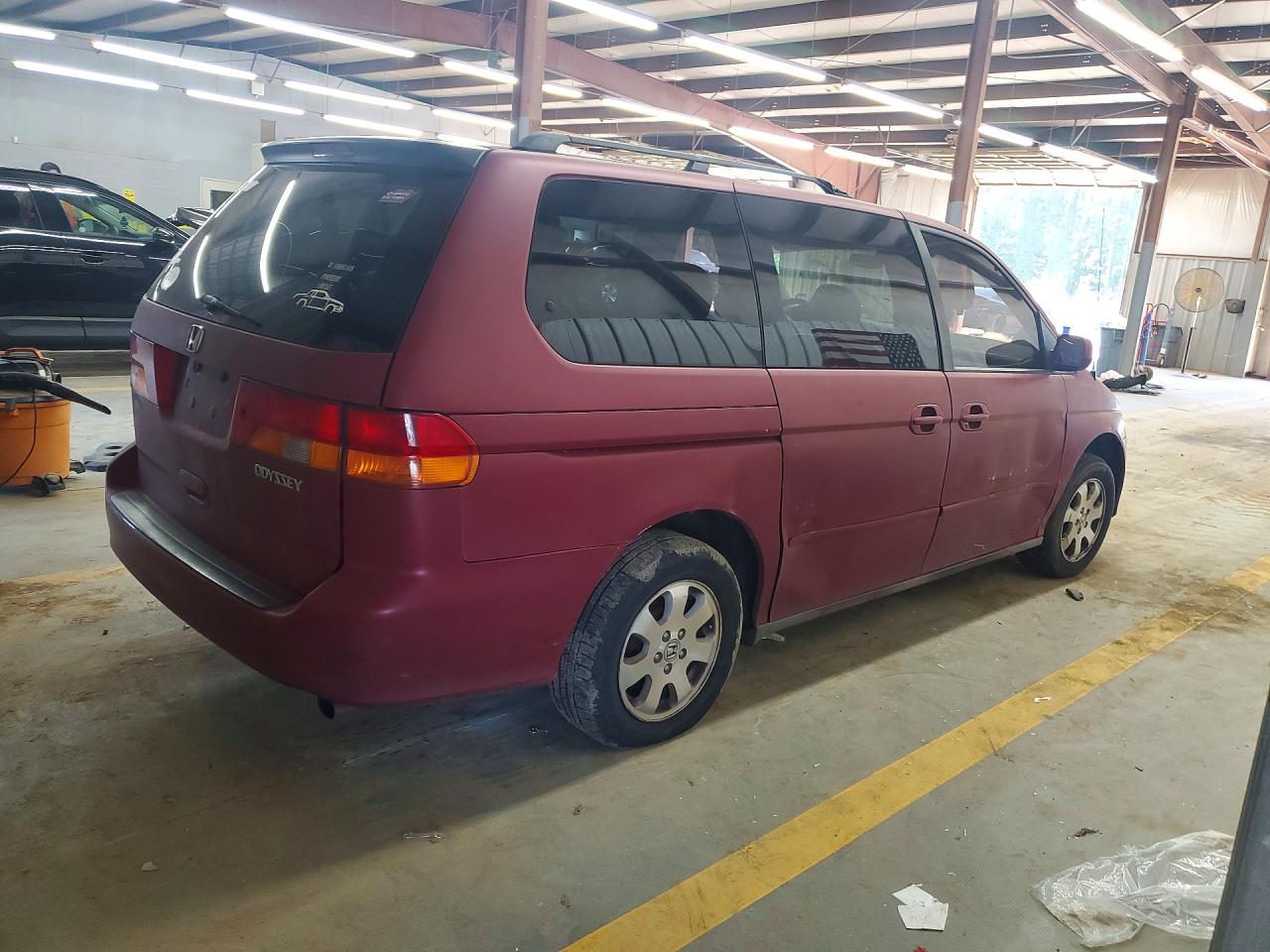 2002 Honda Odyssey Ex Burgundy vin: 2HKRL18612H552559