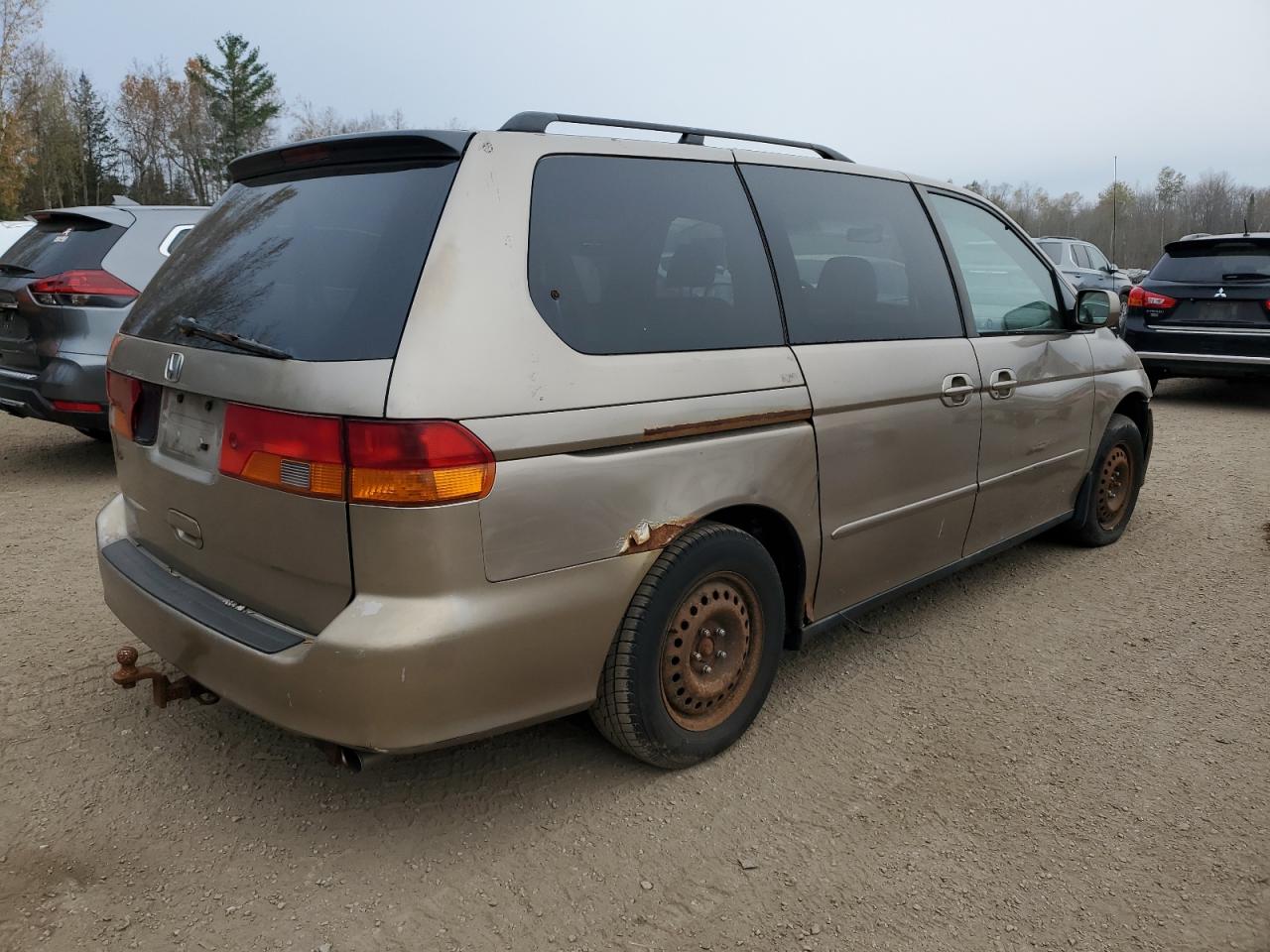 2003 Honda Odyssey Ex Beige vin: 2HKRL18613H013103
