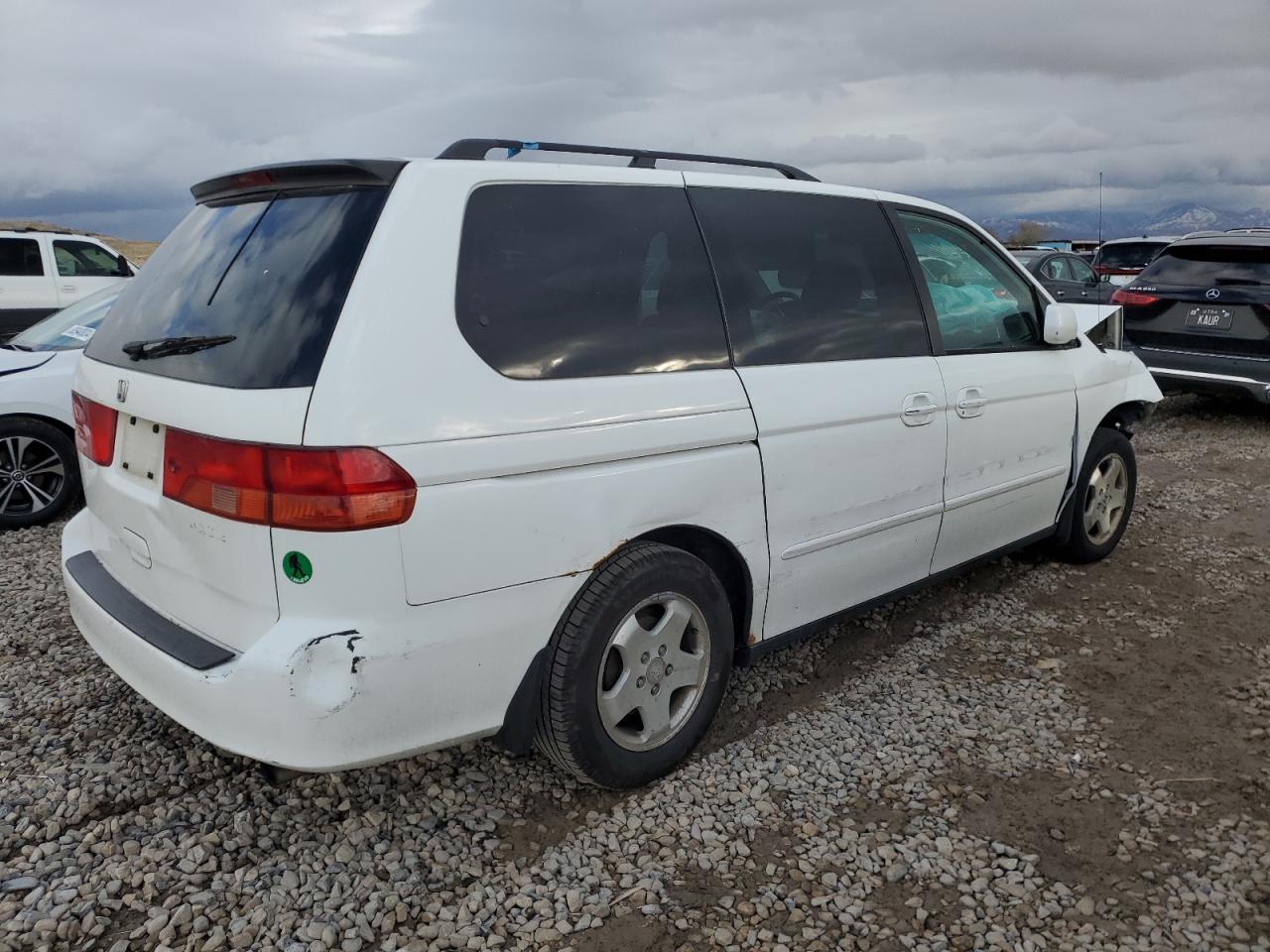2000 Honda Odyssey Ex White vin: 2HKRL1861YH577034
