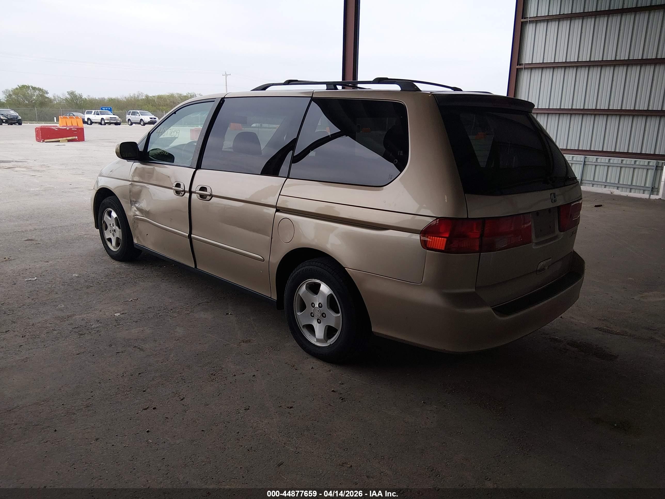 2001 Honda Odyssey Ex Gold vin: 2HKRL18621H528320