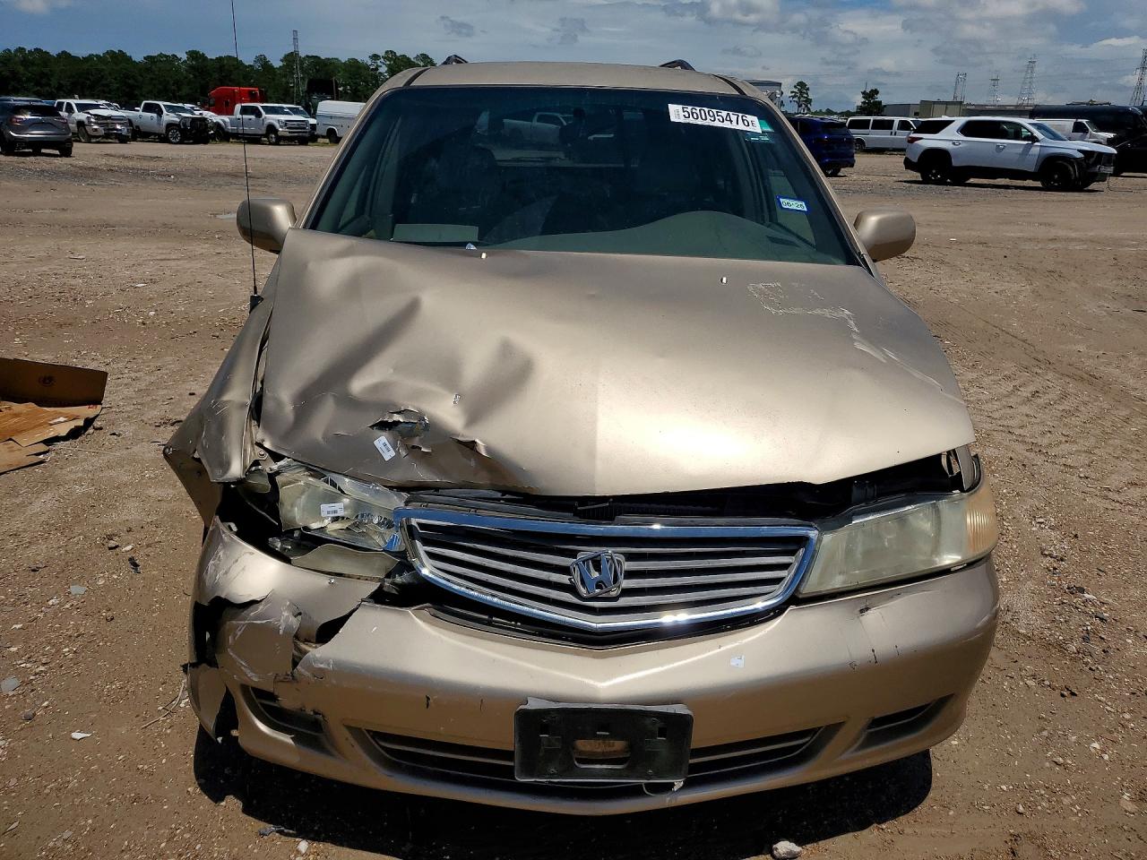 2001 Honda Odyssey Ex Gold vin: 2HKRL18621H579929