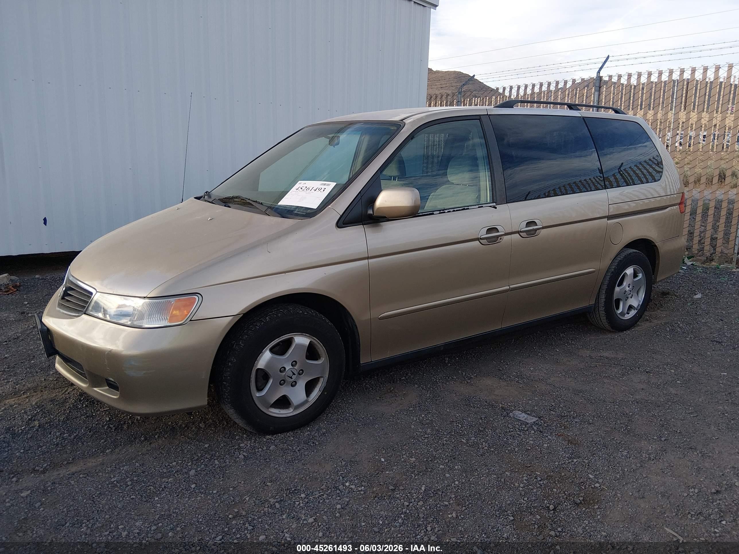 1999 Honda Odyssey Ex Gold vin: 2HKRL1862XH514703