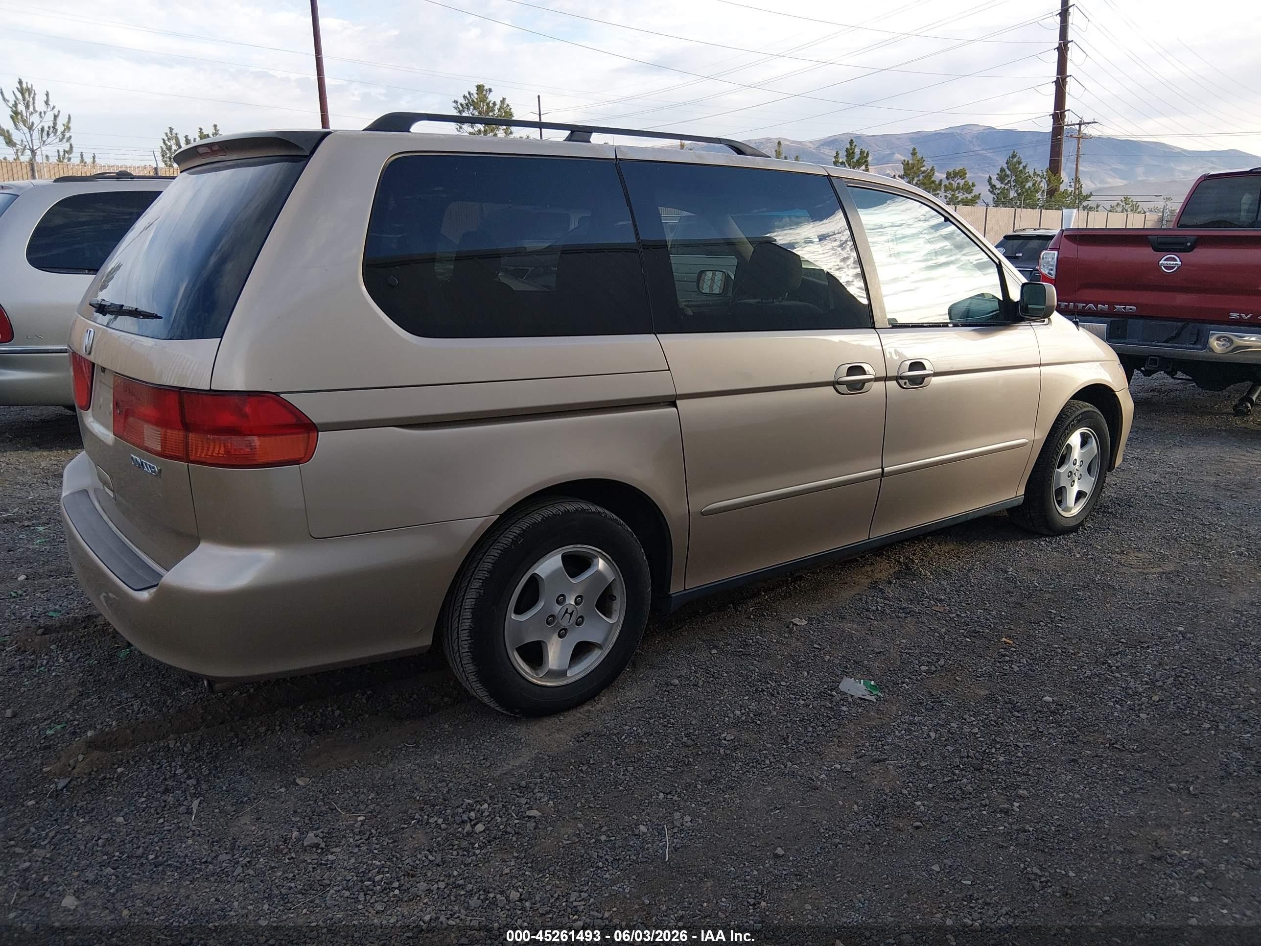 1999 Honda Odyssey Ex Gold vin: 2HKRL1862XH514703