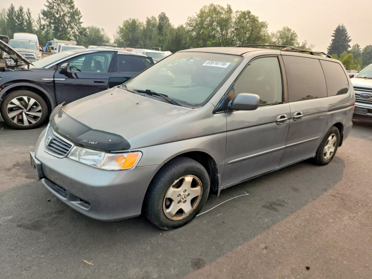 2000 Honda Odyssey Ex Green vin: 2HKRL1862YH554460