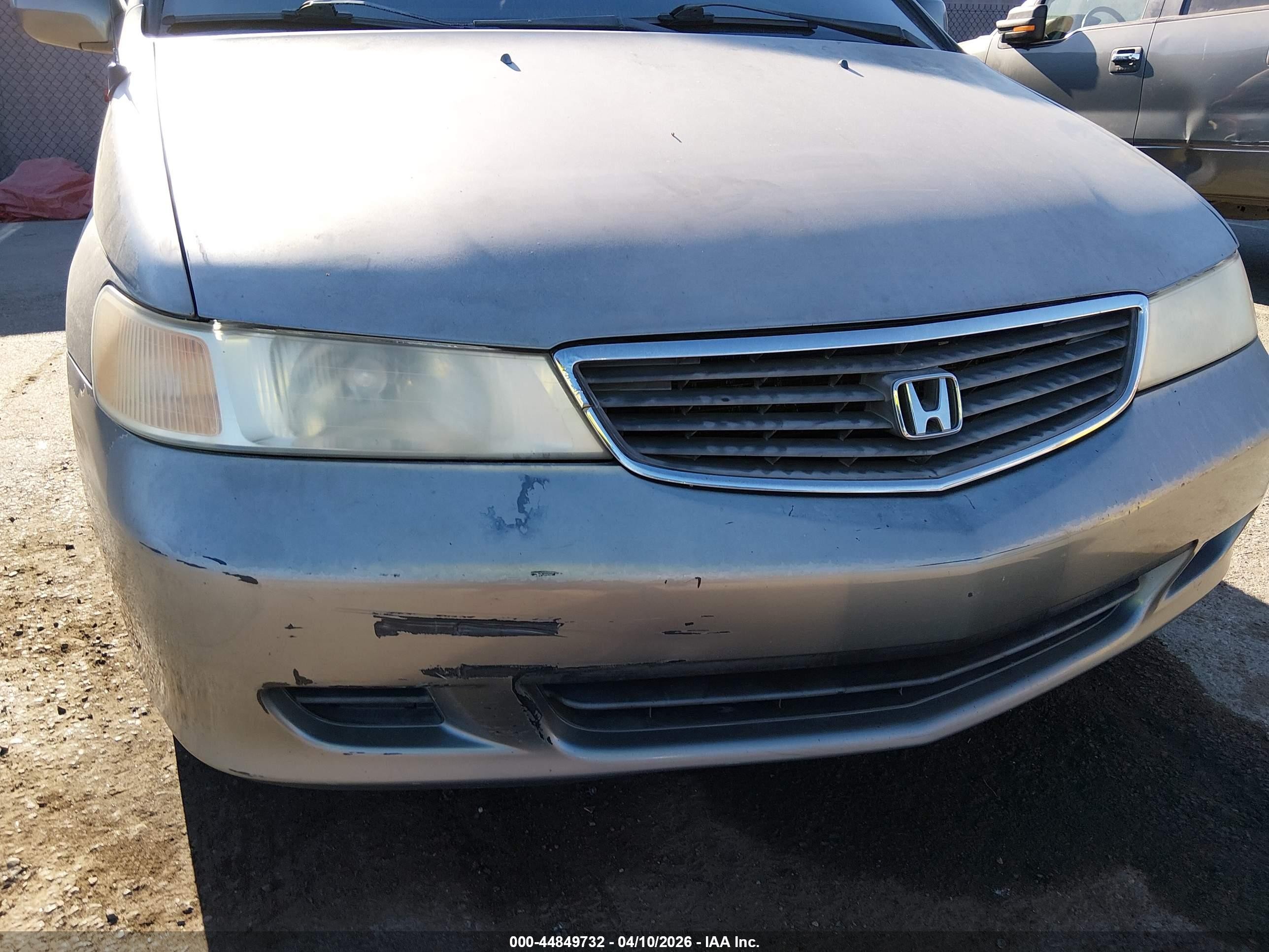2000 Honda Odyssey Ex Серебряный vin: 2HKRL1862YH586308