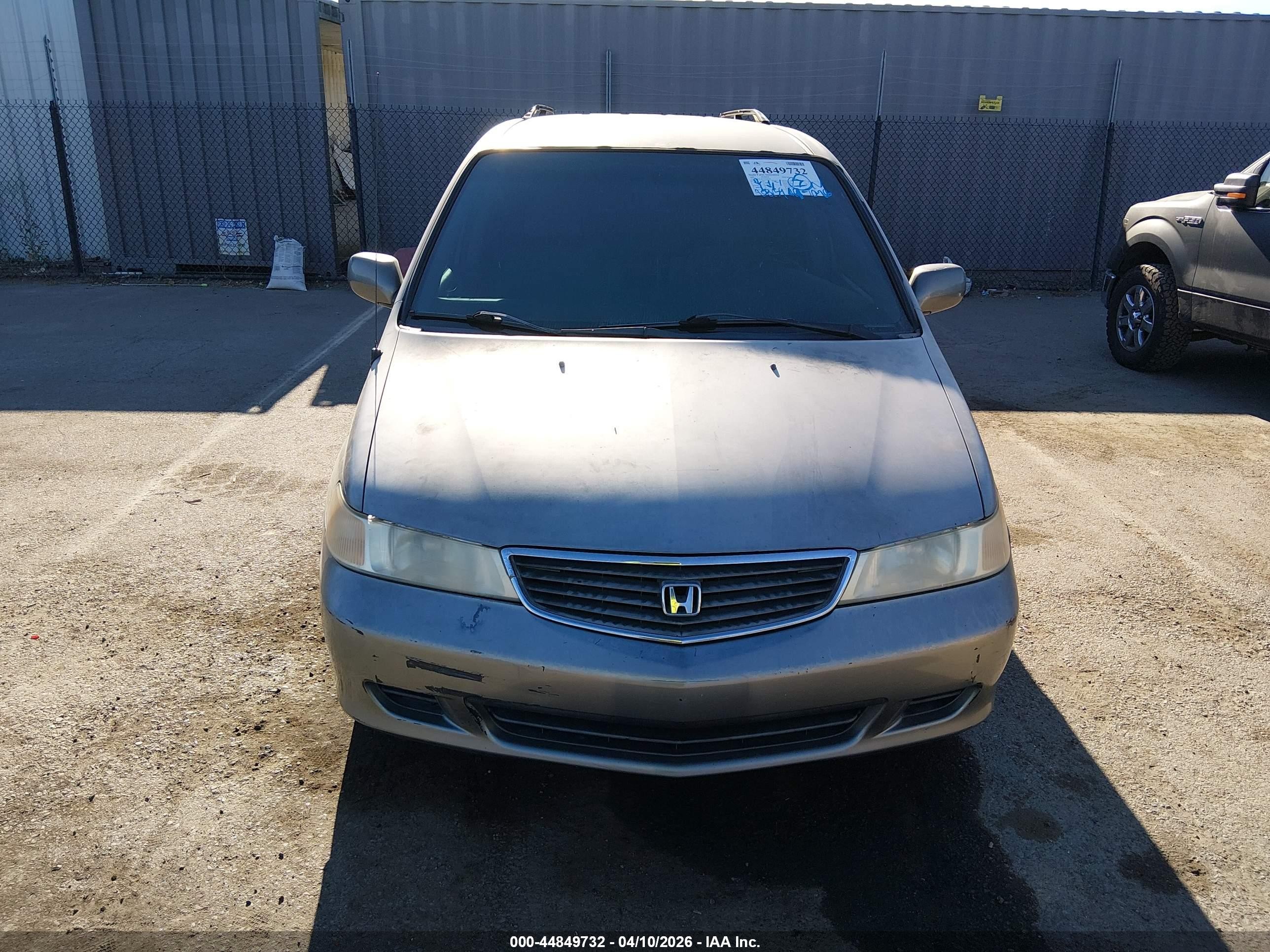 2000 Honda Odyssey Ex Серебряный vin: 2HKRL1862YH586308