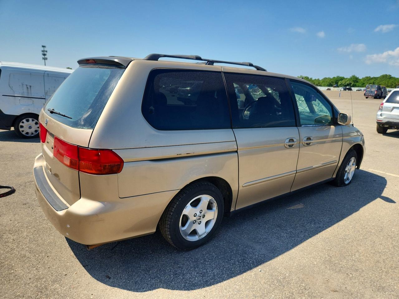2001 Honda Odyssey Ex Золотой vin: 2HKRL18631H610413