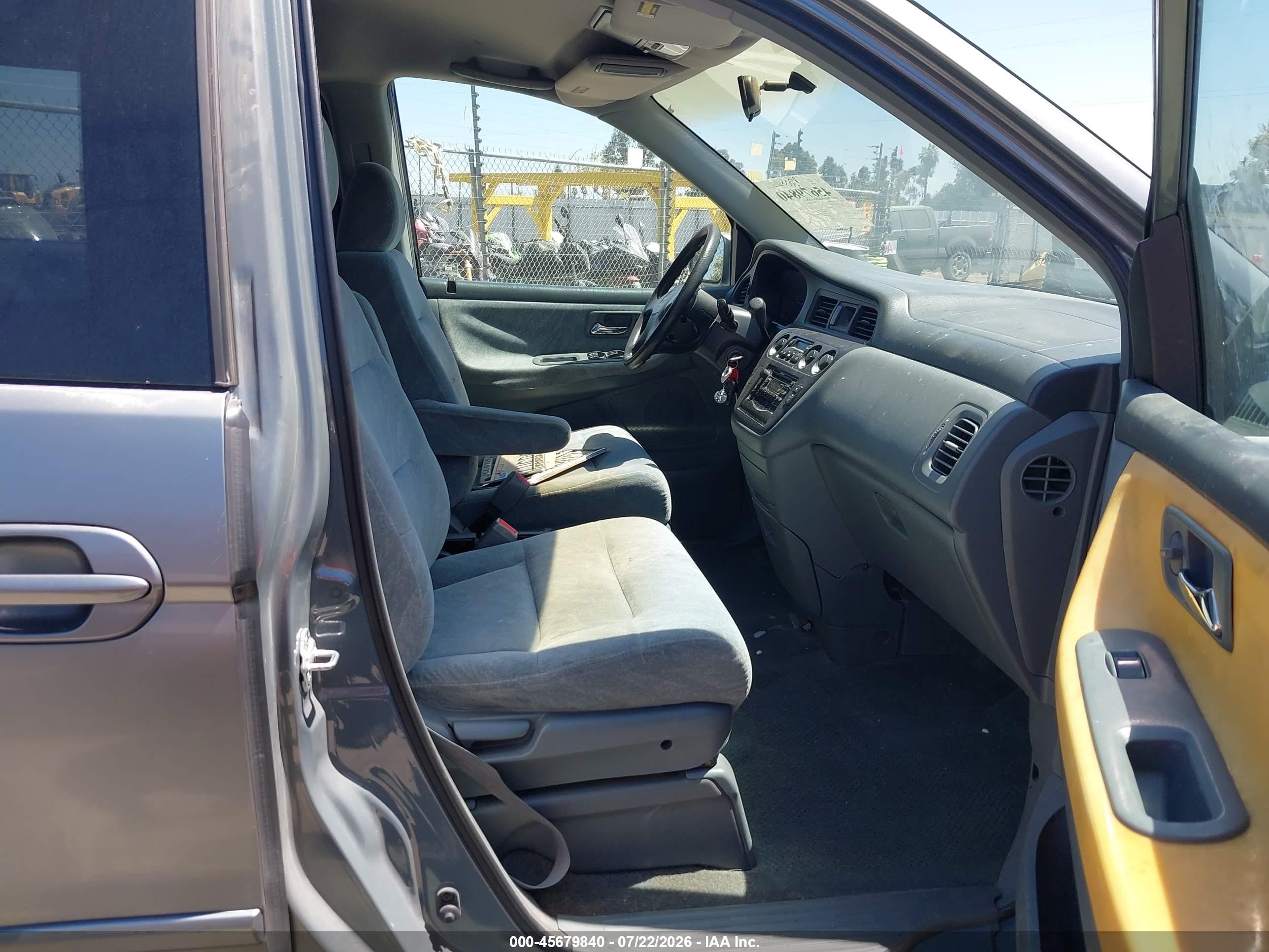 2001 Honda Odyssey Ex Green vin: 2HKRL18631H620441