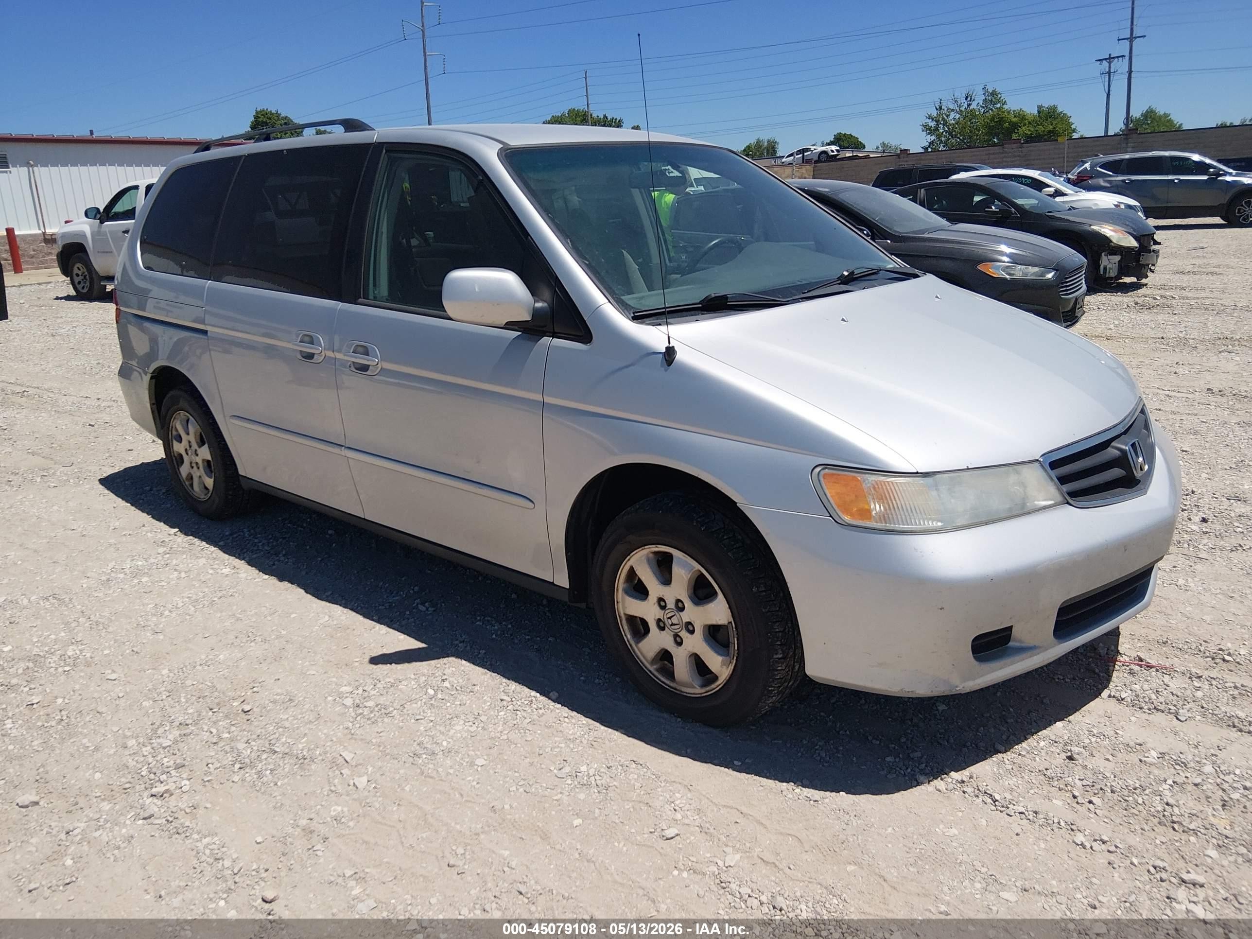 2002 Honda Odyssey Ex Серебряный vin: 2HKRL18632H547038