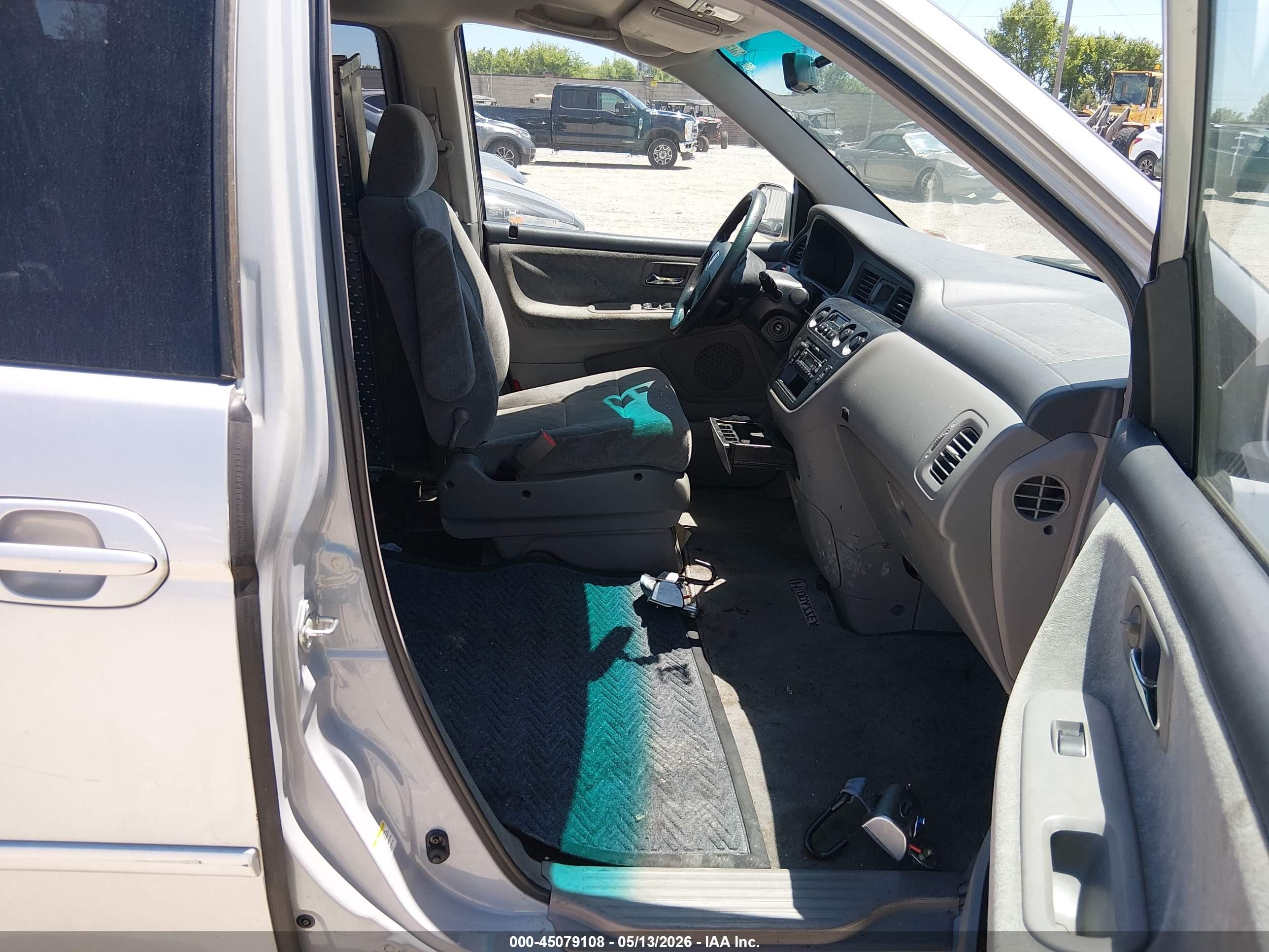 2002 Honda Odyssey Ex Silver vin: 2HKRL18632H547038