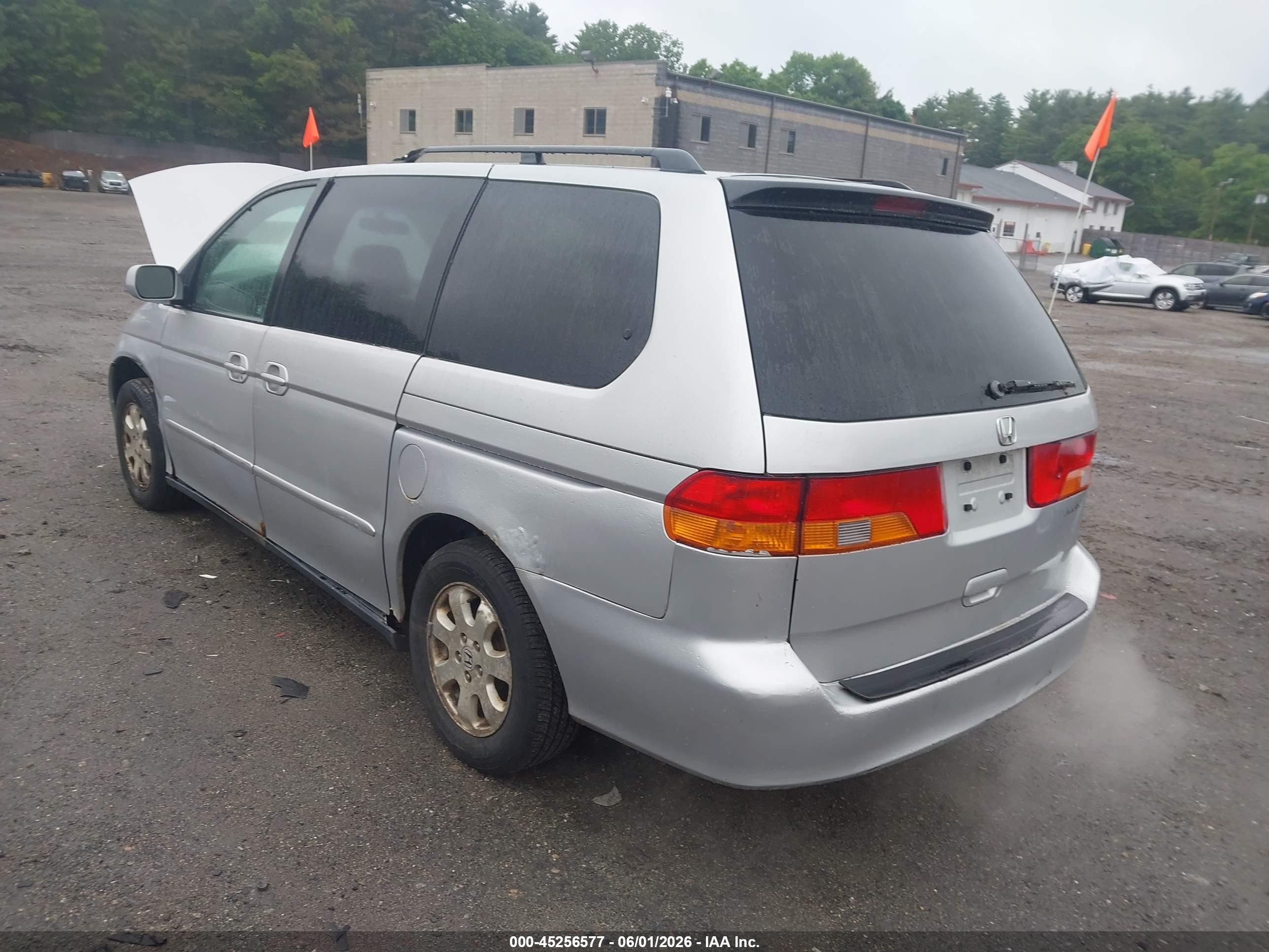 2002 Honda Odyssey Ex Silver vin: 2HKRL18632H571369