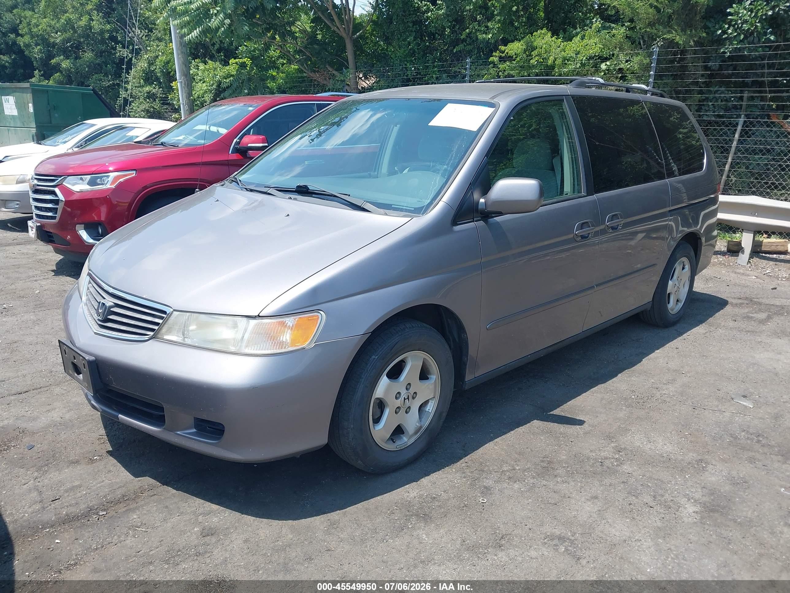 1999 Honda Odyssey Ex Серый vin: 2HKRL1863XH536399