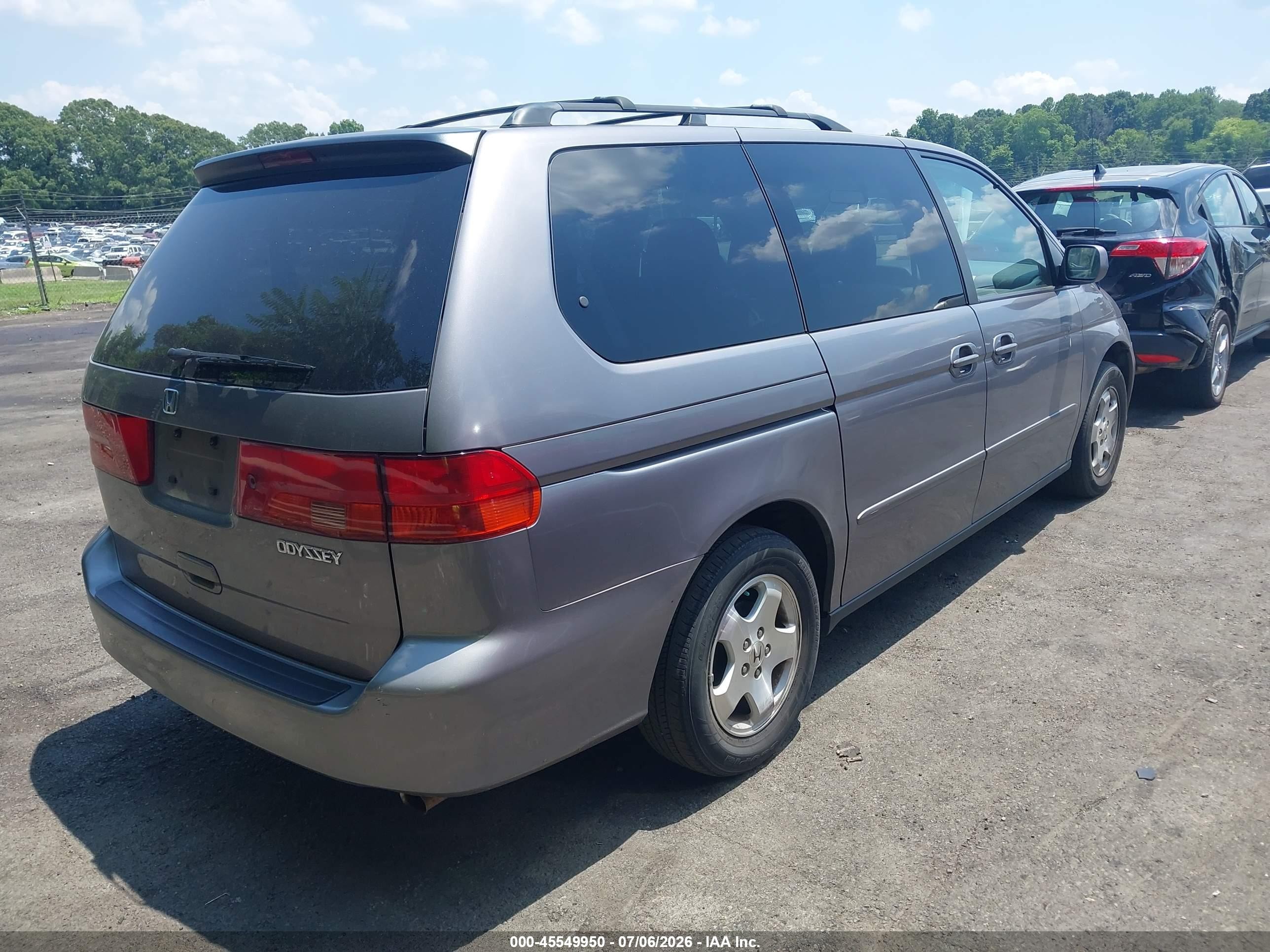 1999 Honda Odyssey Ex Серый vin: 2HKRL1863XH536399