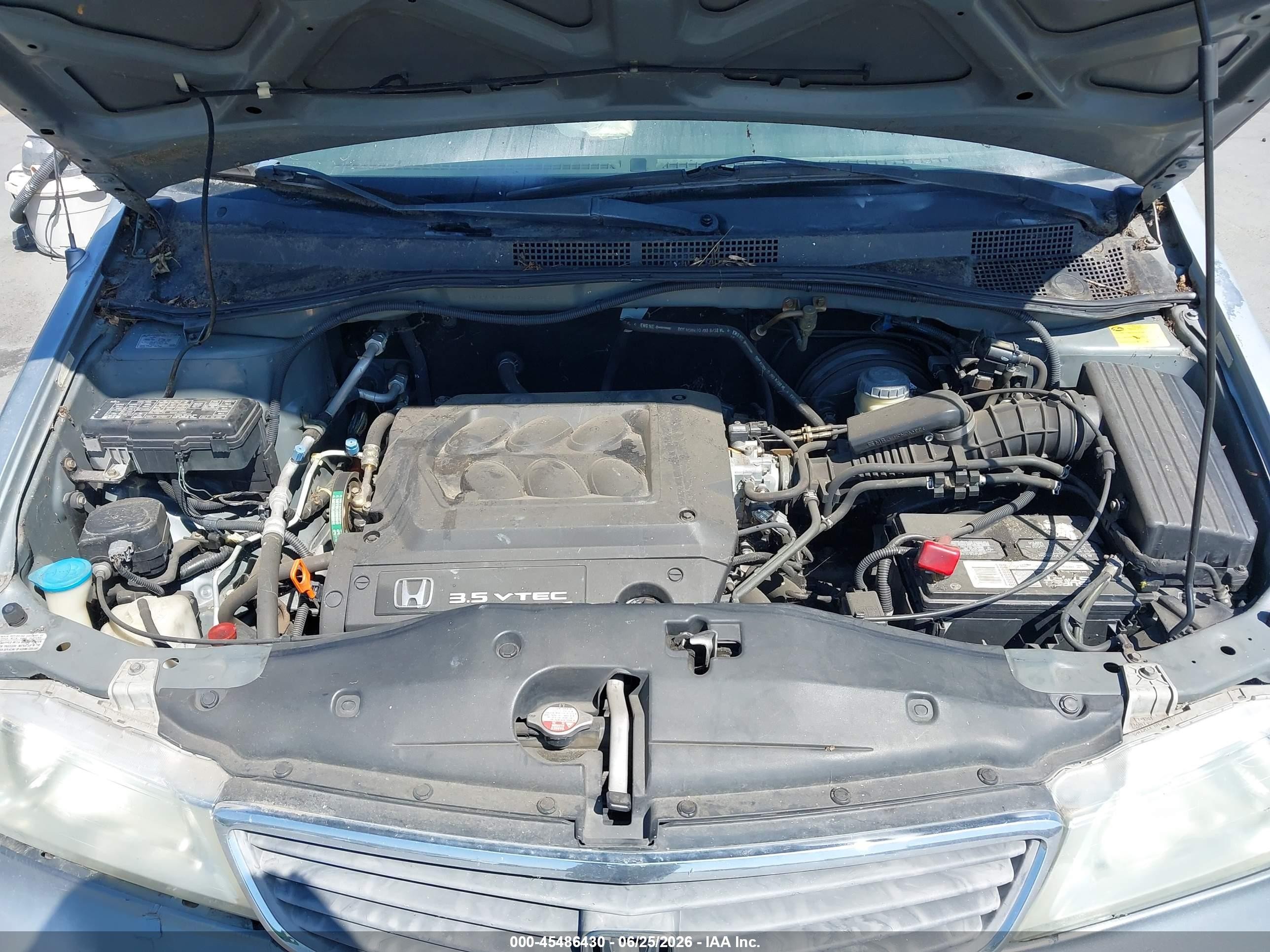 2001 Honda Odyssey Ex Teal vin: 2HKRL18641H549282