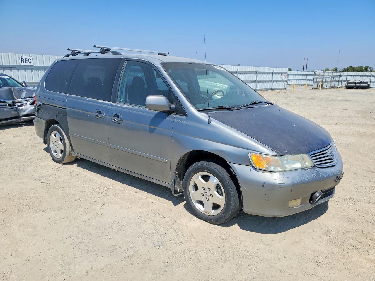 2001 Honda Odyssey Ex Gray vin: 2HKRL18641H579589
