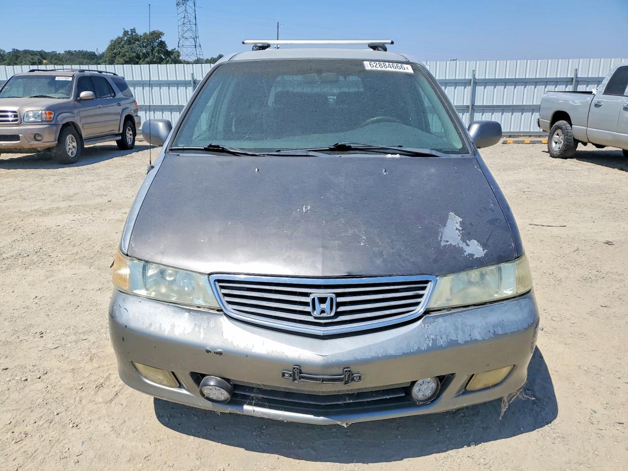 2001 Honda Odyssey Ex Gray vin: 2HKRL18641H579589