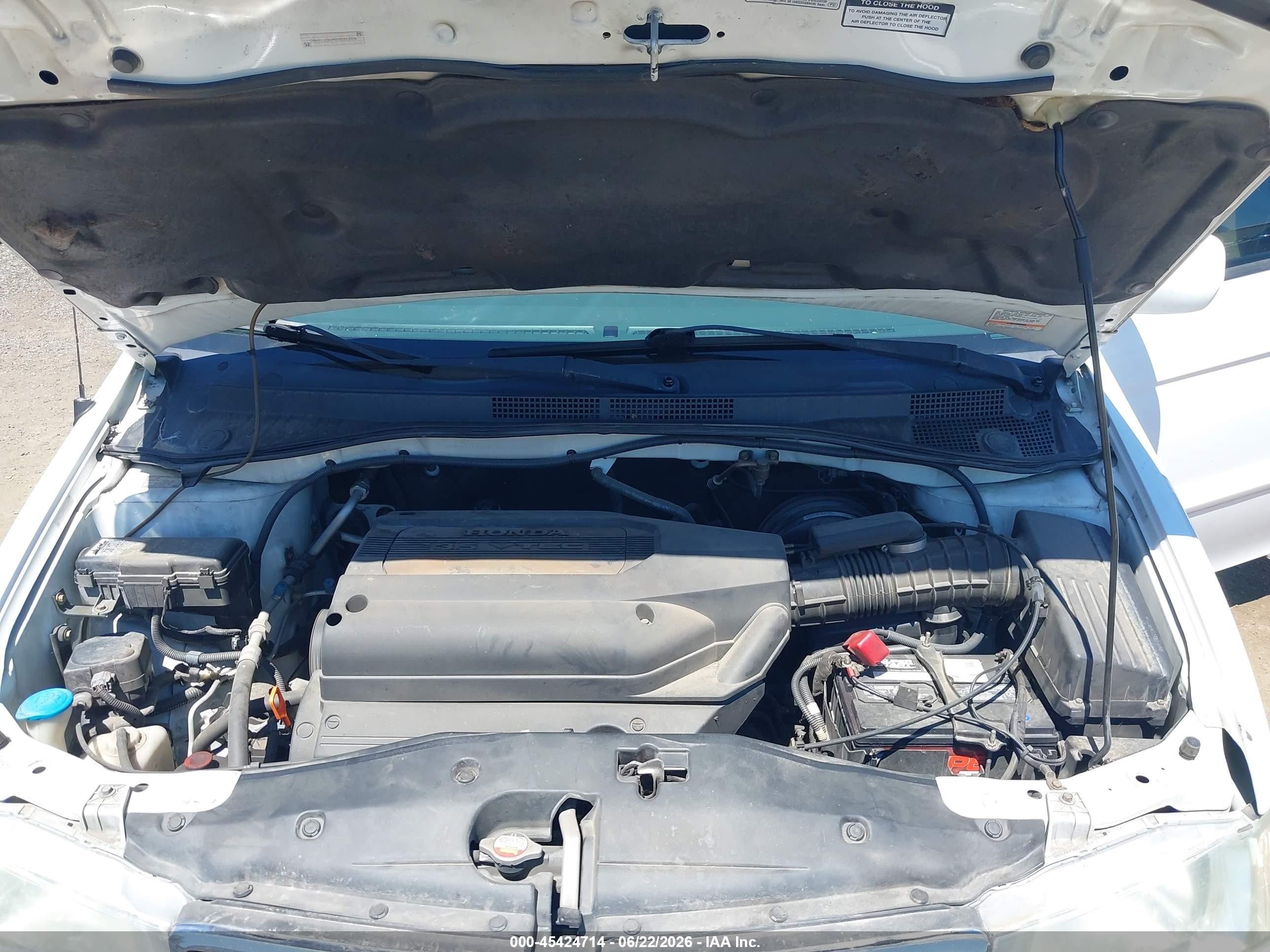 2002 Honda Odyssey Ex White vin: 2HKRL18642H581506