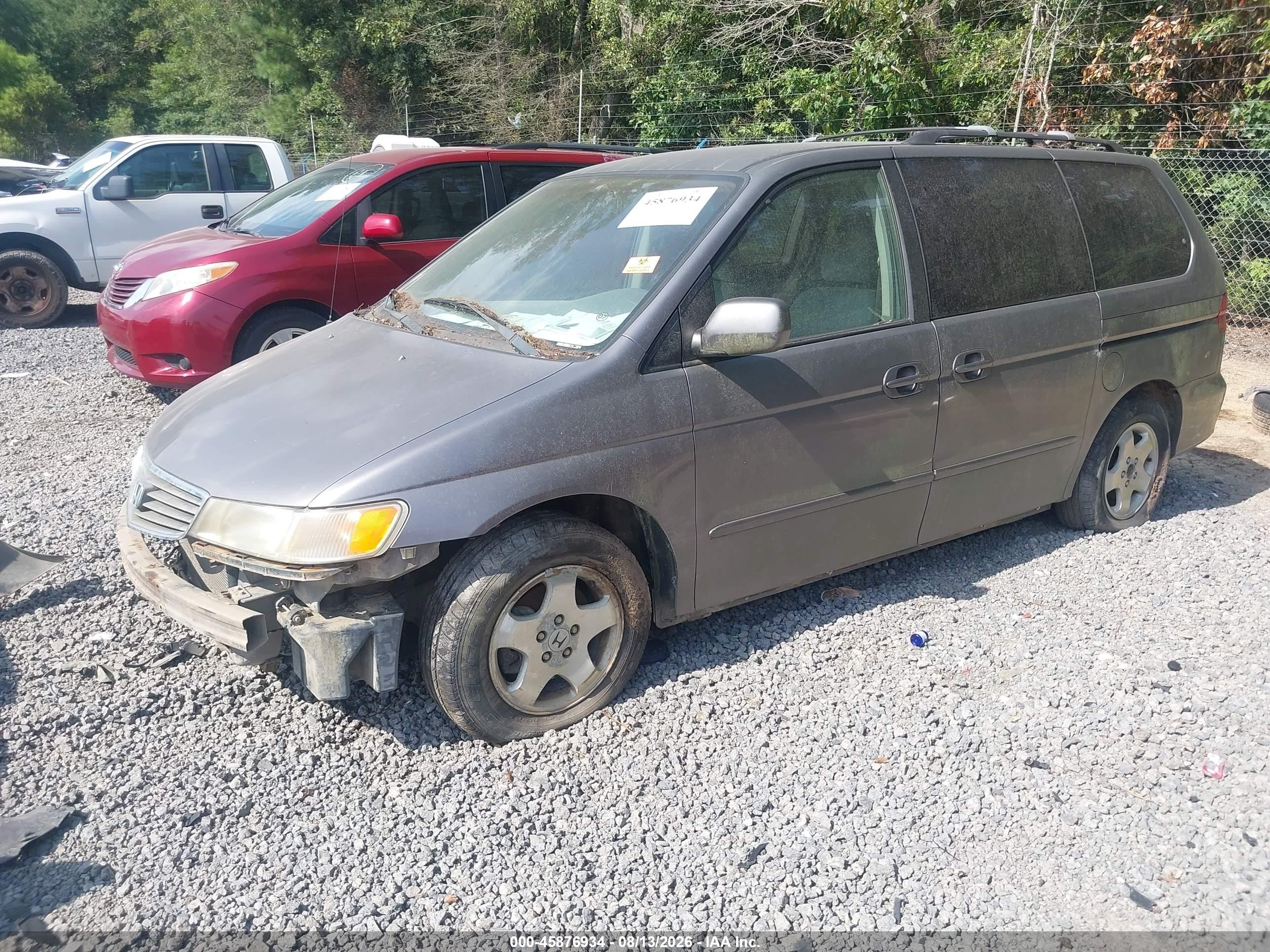 1999 Honda Odyssey Ex Gray vin: 2HKRL1864XH529560