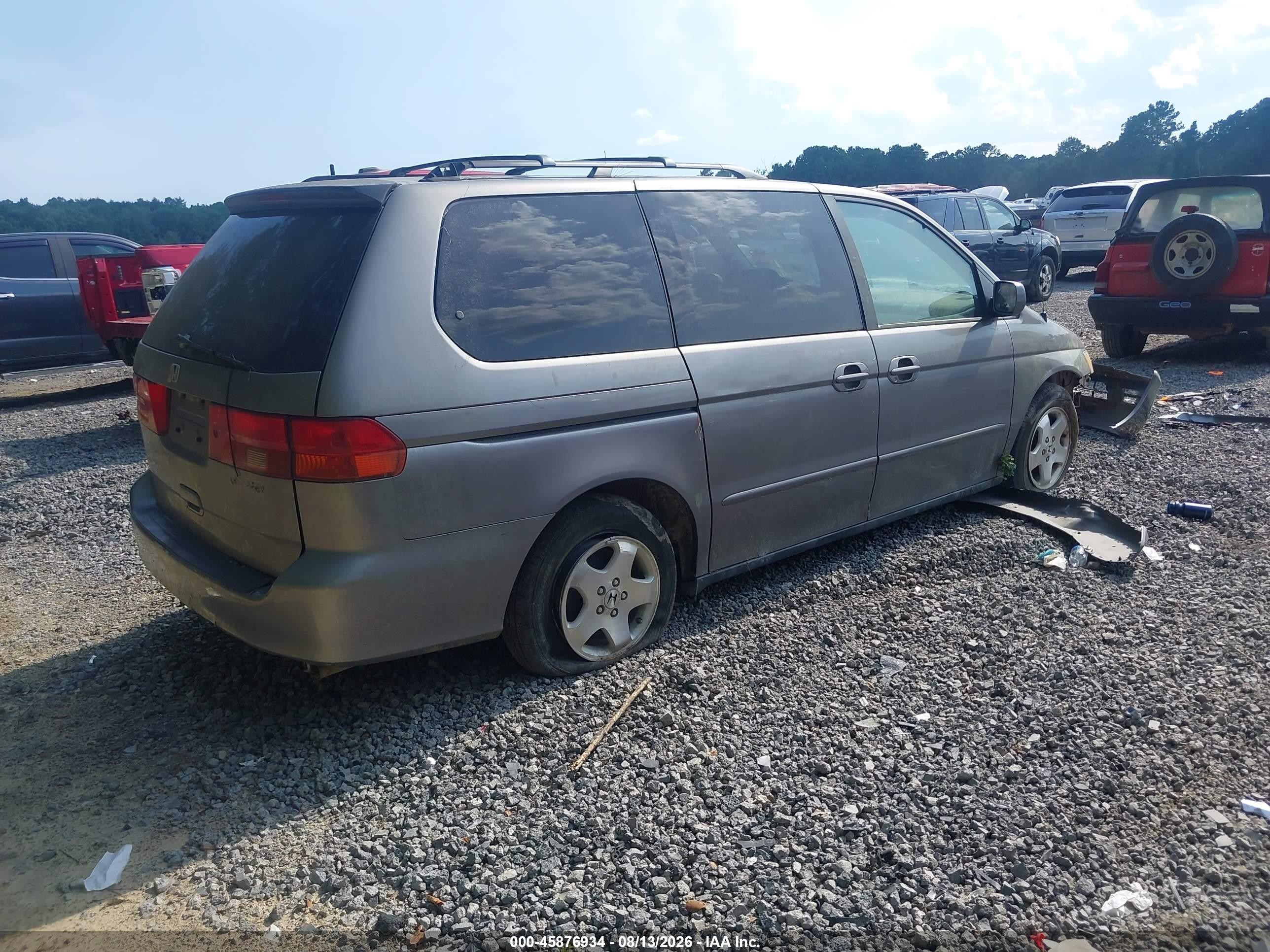 1999 Honda Odyssey Ex Gray vin: 2HKRL1864XH529560