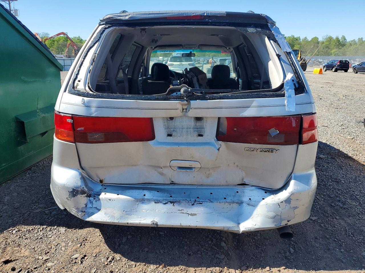 2001 Honda Odyssey Ex Silver vin: 2HKRL18651H514783