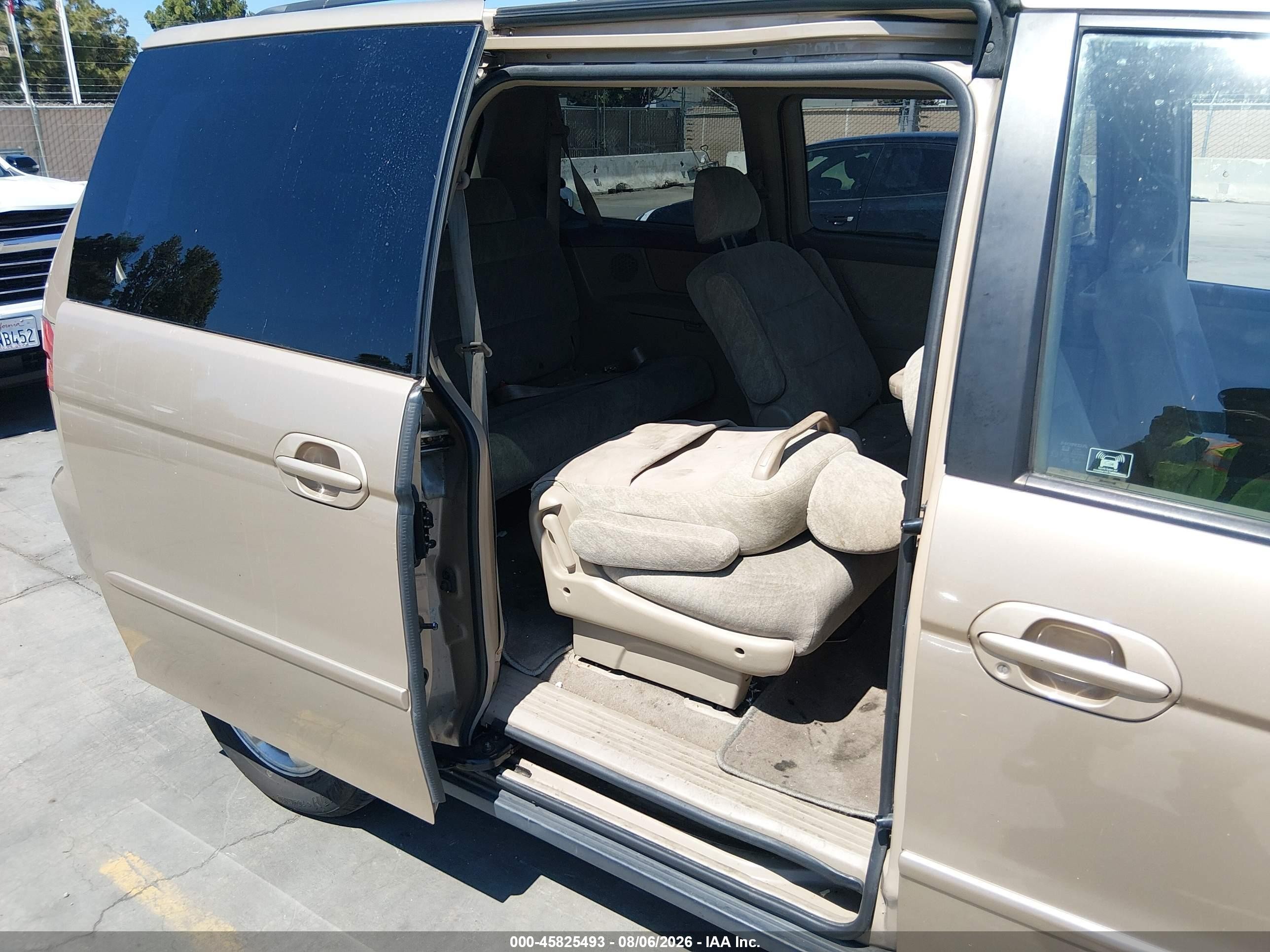 2001 Honda Odyssey Ex Beige vin: 2HKRL18651H544527
