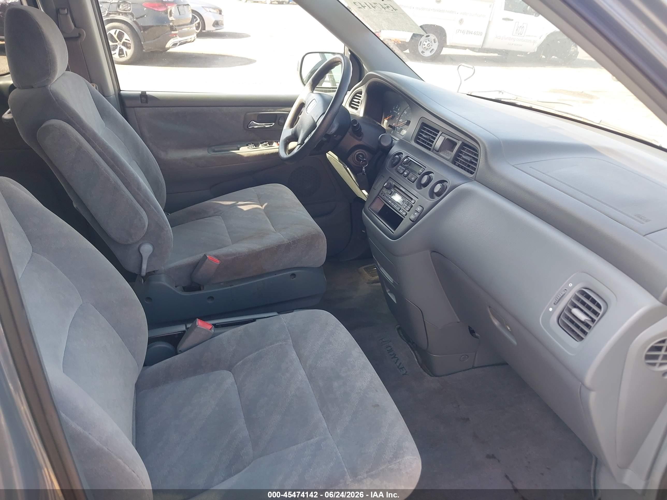 2002 Honda Odyssey Ex Gray vin: 2HKRL18652H520147