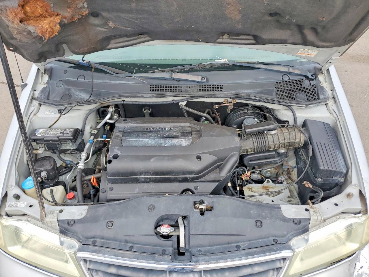 2002 Honda Odyssey Ex Silver vin: 2HKRL18652H547011