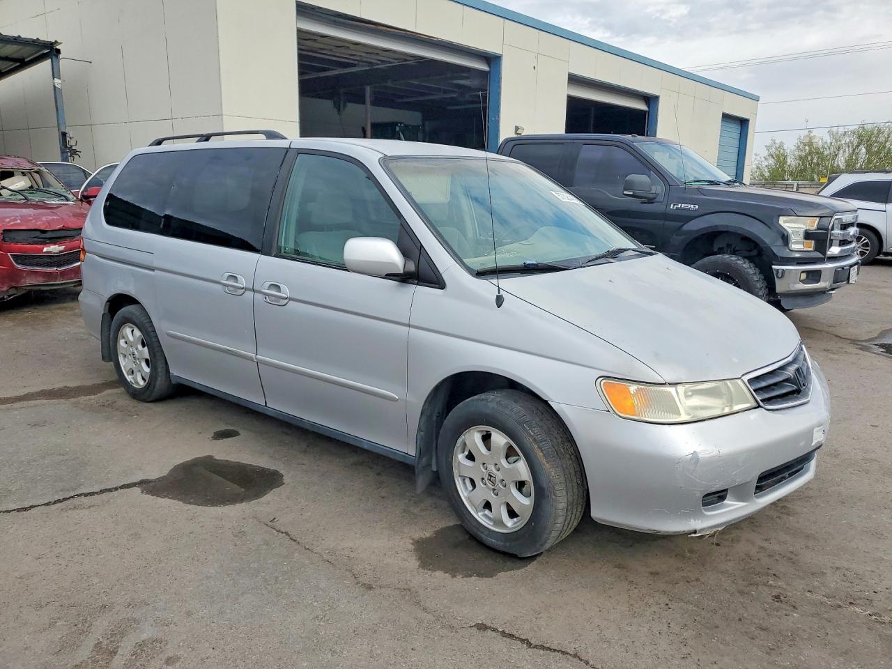 2002 Honda Odyssey Ex Silver vin: 2HKRL18652H547011