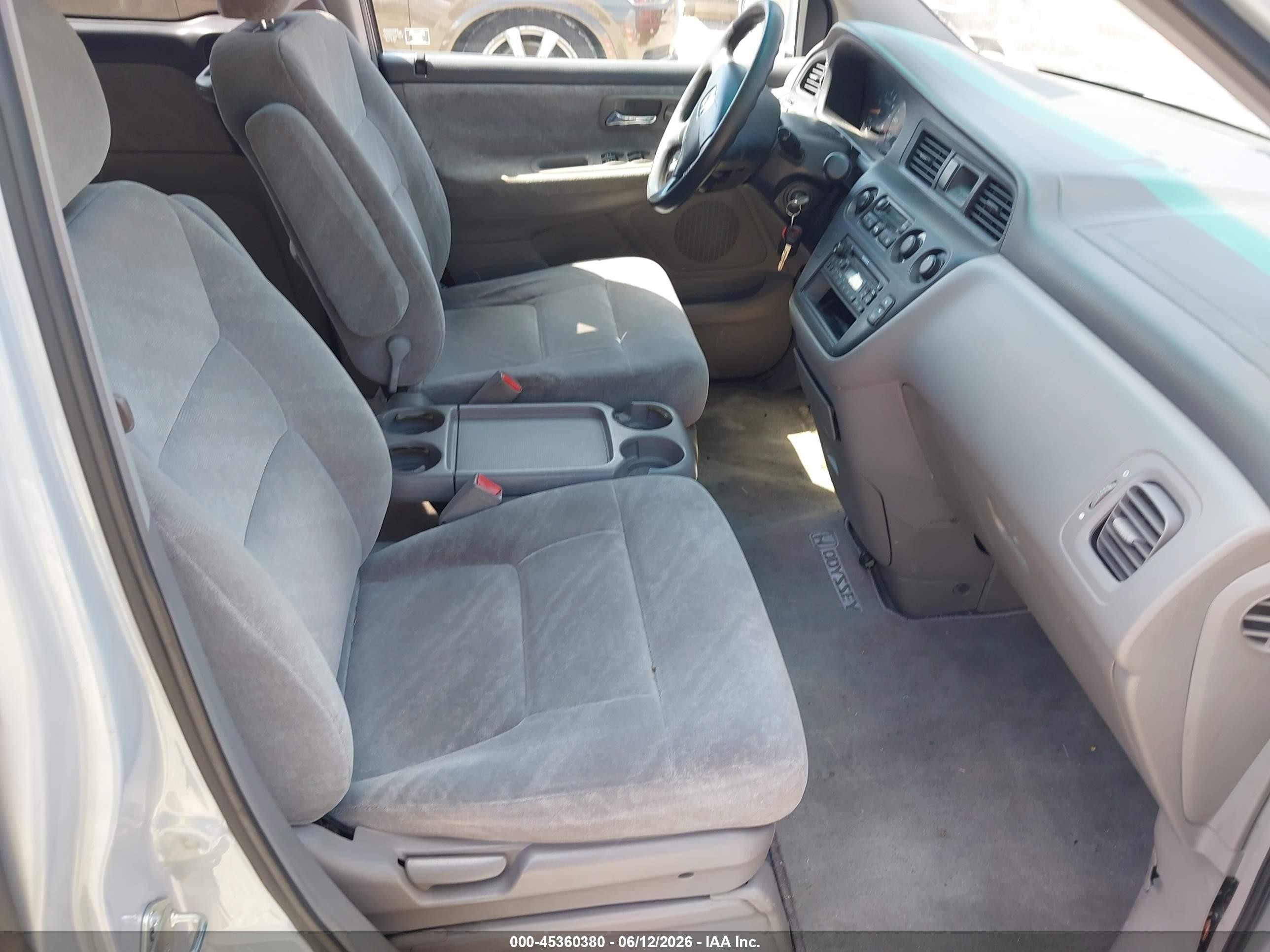 2002 Honda Odyssey Ex Серебряный vin: 2HKRL18652H548840