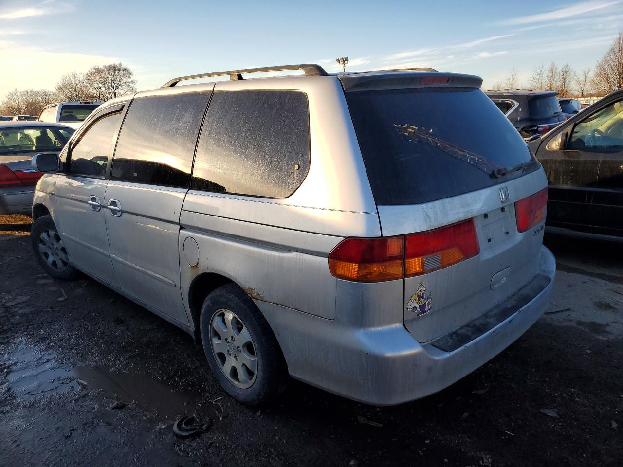 2002 Honda Odyssey Ex Silver vin: 2HKRL18652H578601