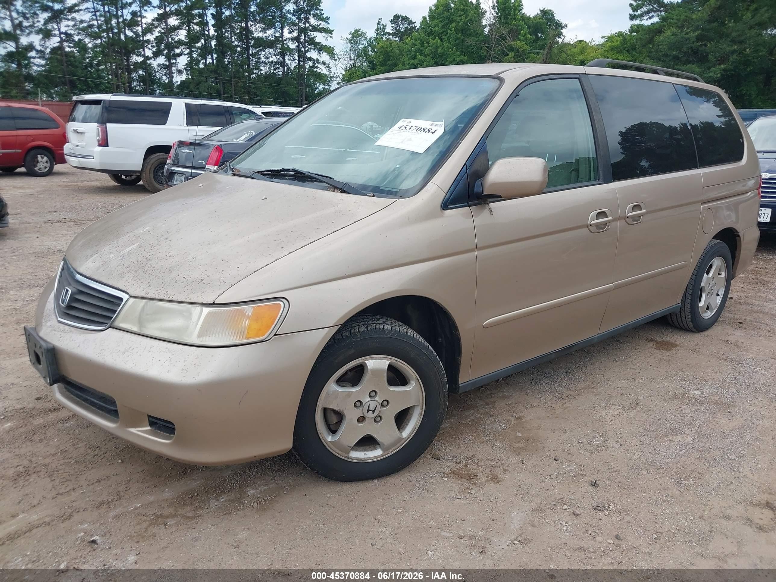 2000 Honda Odyssey Ex Gold vin: 2HKRL1865YH581443