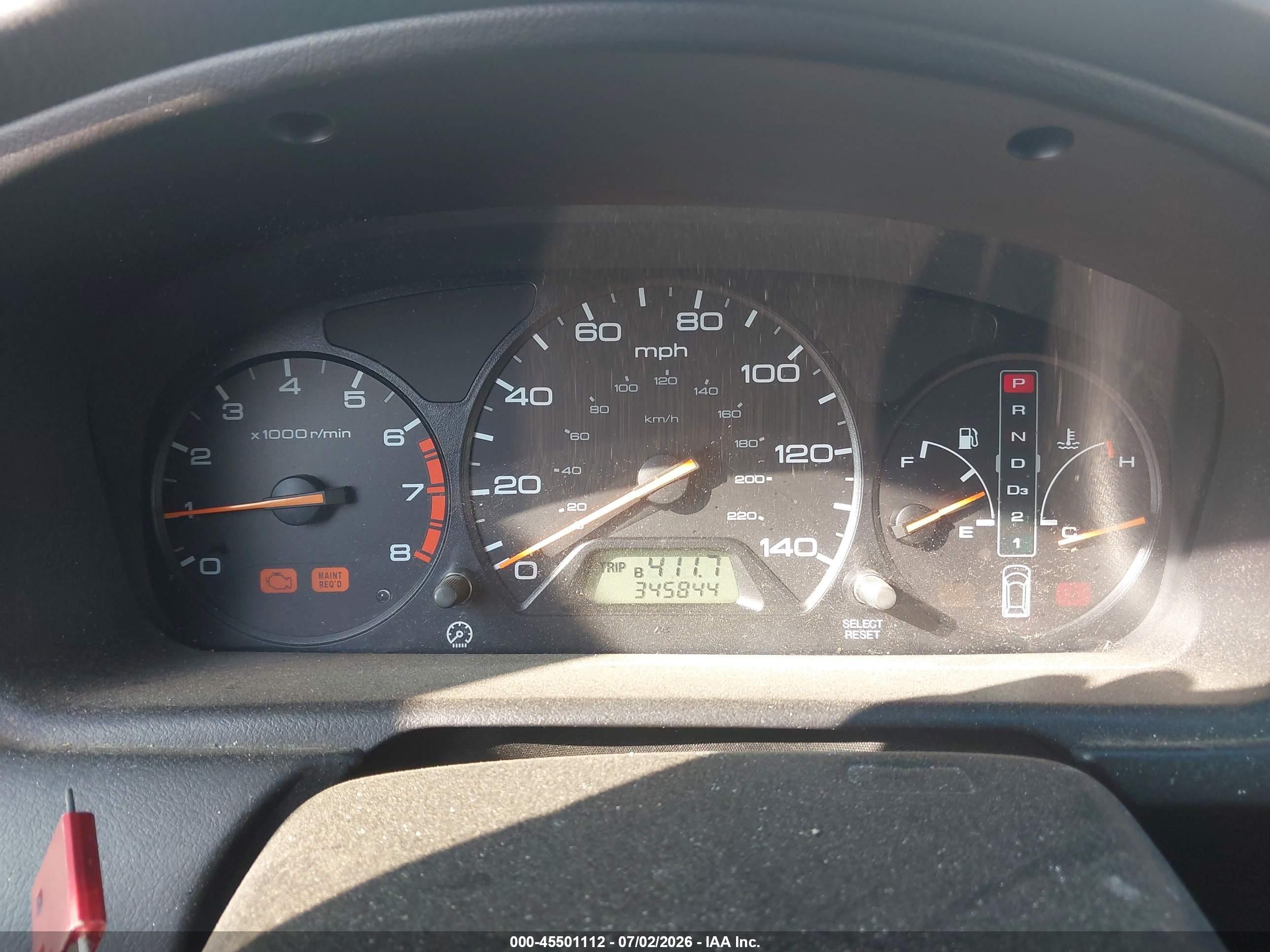 2002 Honda Odyssey Ex White vin: 2HKRL18662H582561