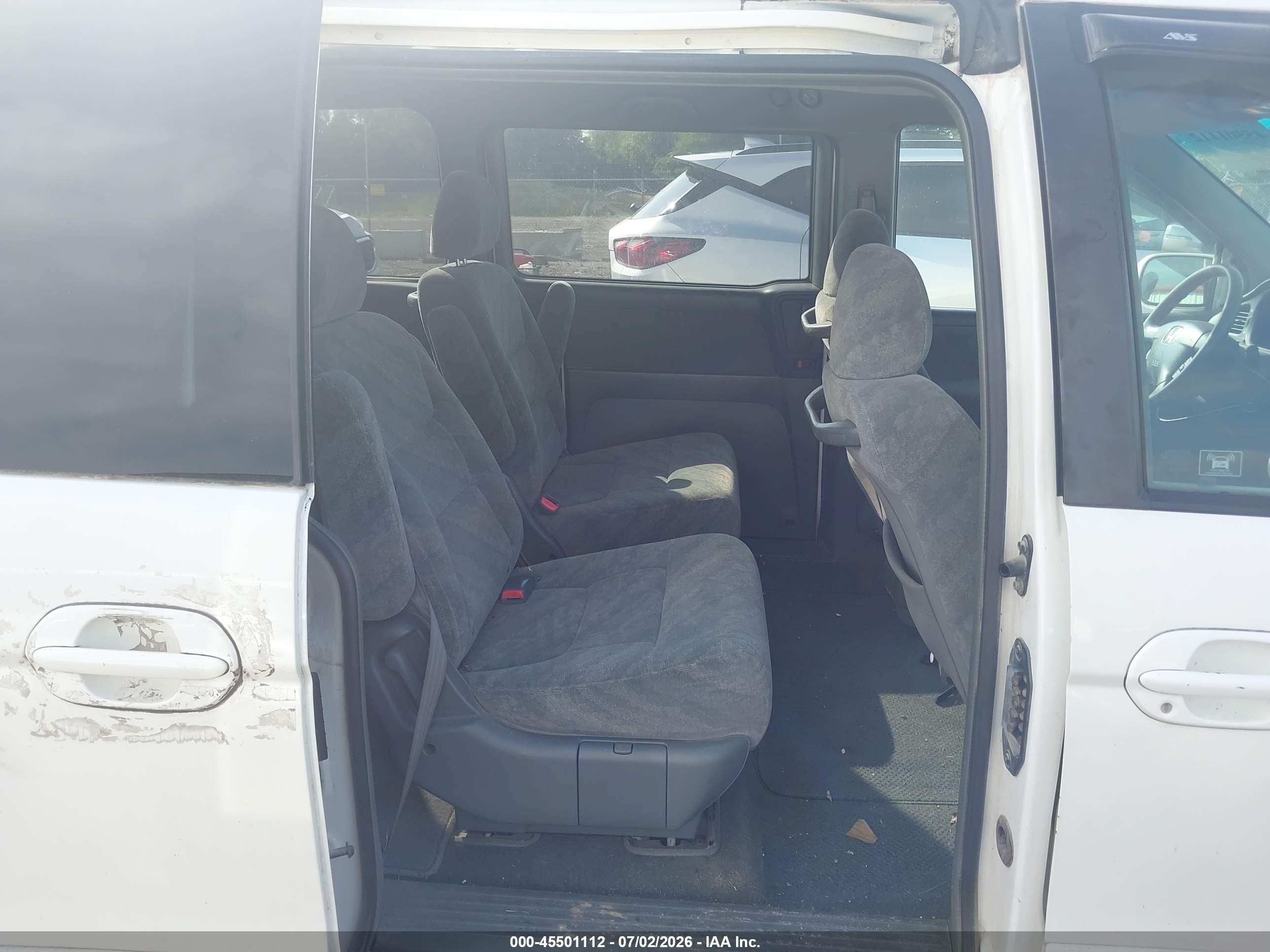 2002 Honda Odyssey Ex White vin: 2HKRL18662H582561