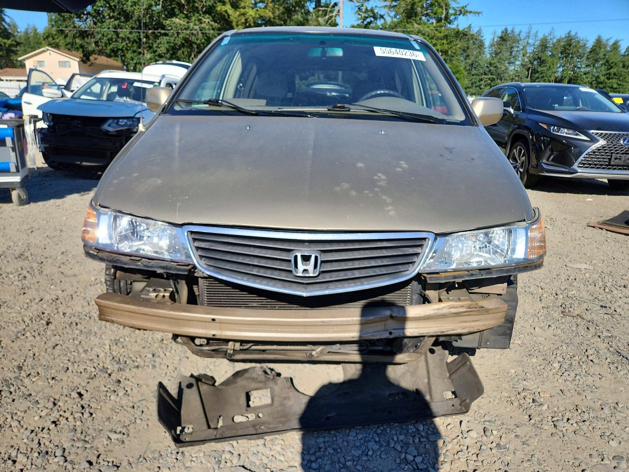 2000 Honda Odyssey Ex Tan vin: 2HKRL1866YH601361