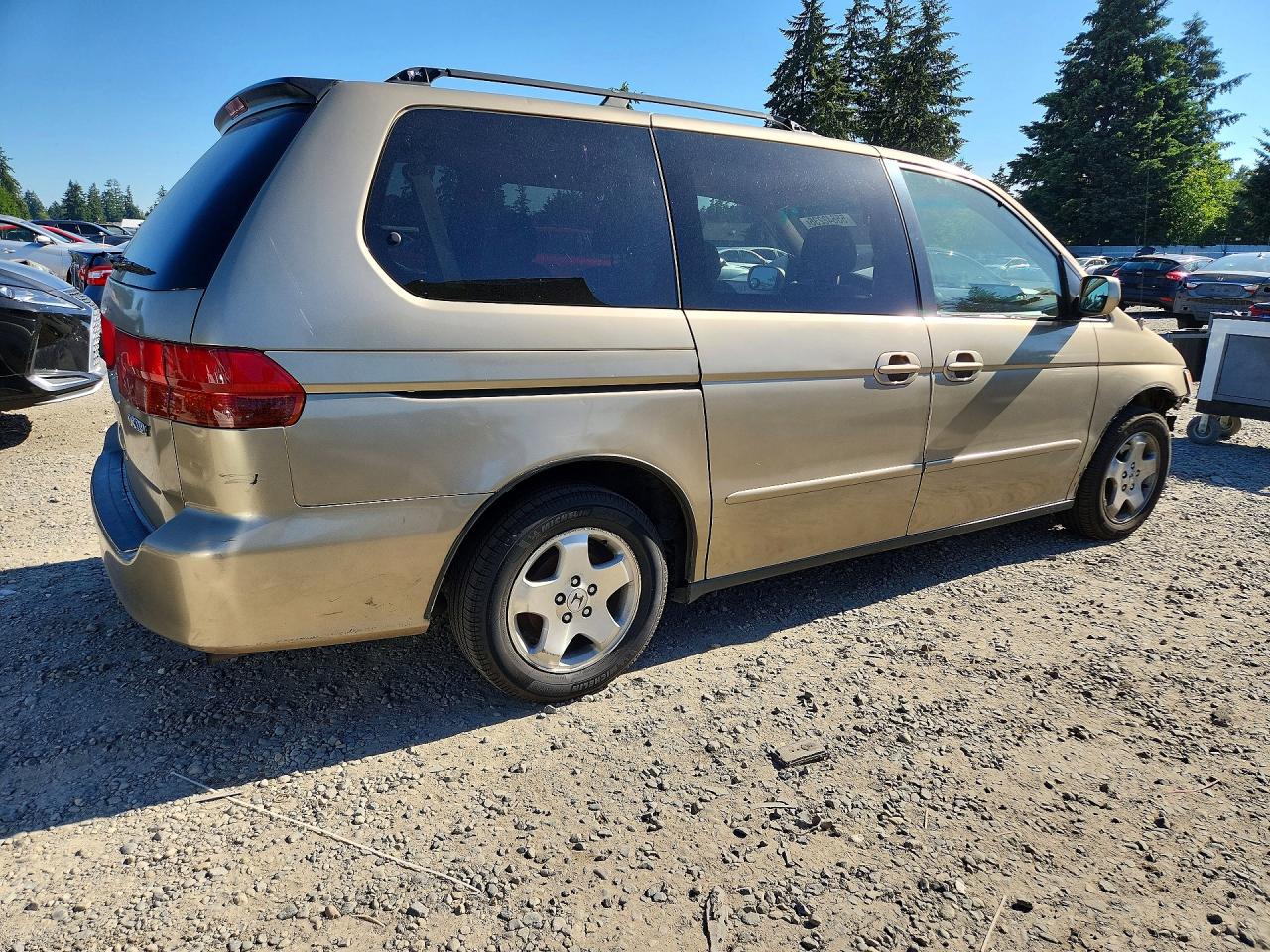 2000 Honda Odyssey Ex Tan vin: 2HKRL1866YH601361