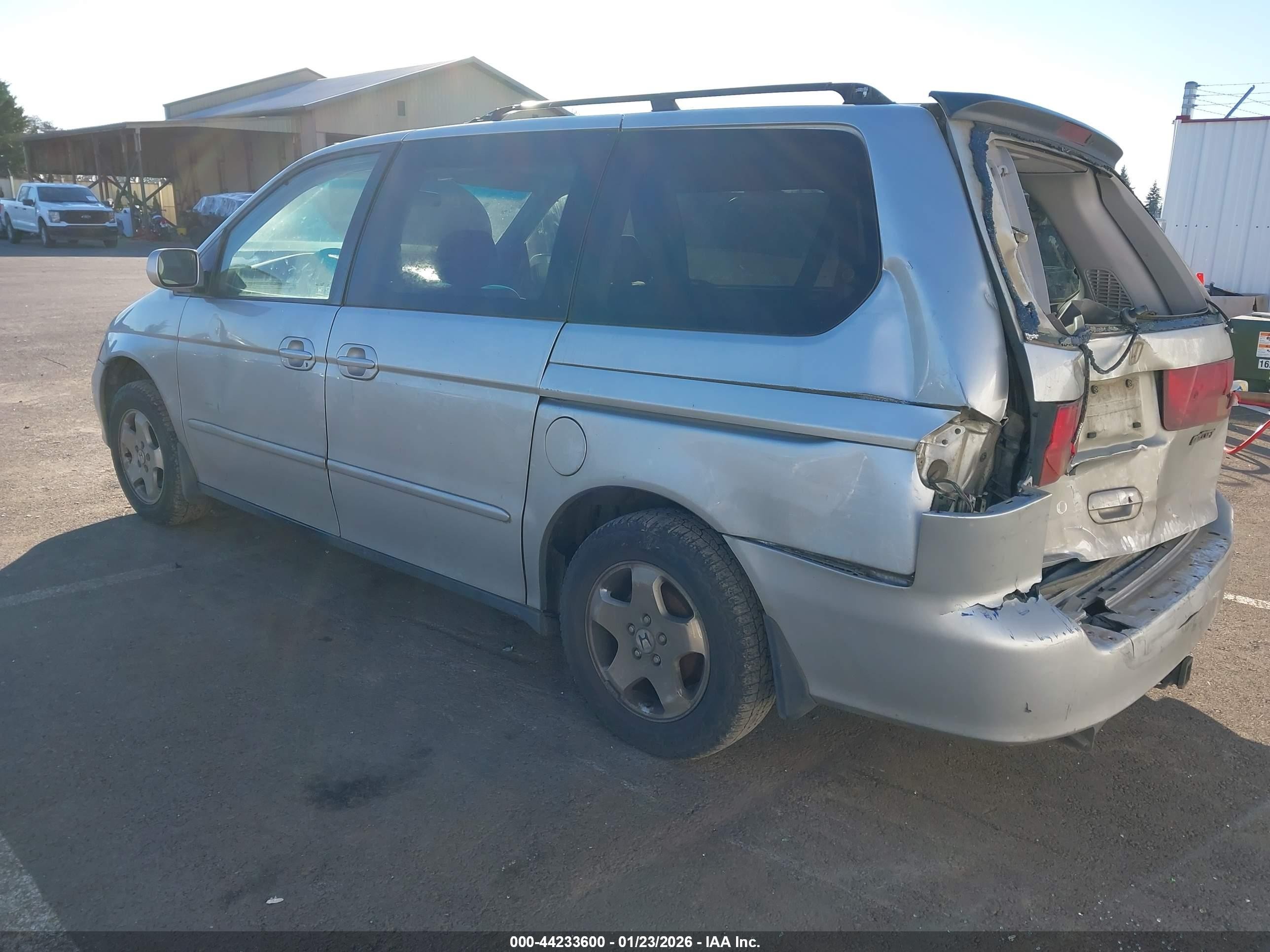 2001 Honda Odyssey Ex Silver vin: 2HKRL18671H540821