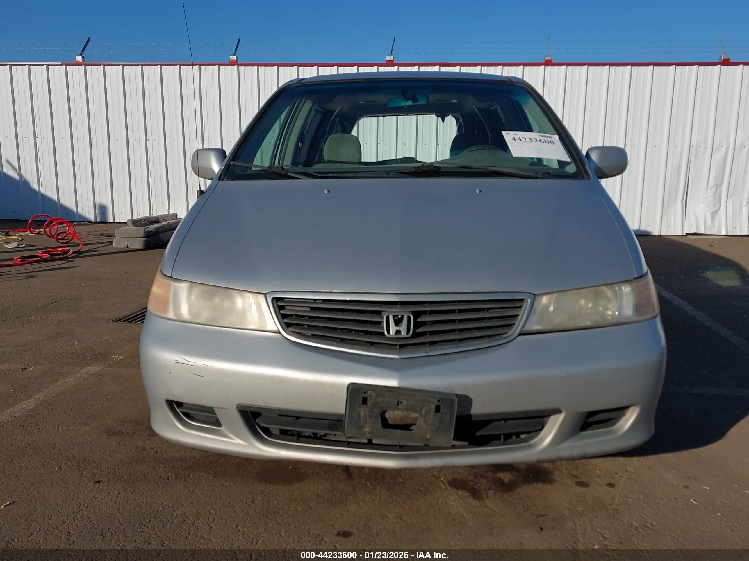 2001 Honda Odyssey Ex Silver vin: 2HKRL18671H540821