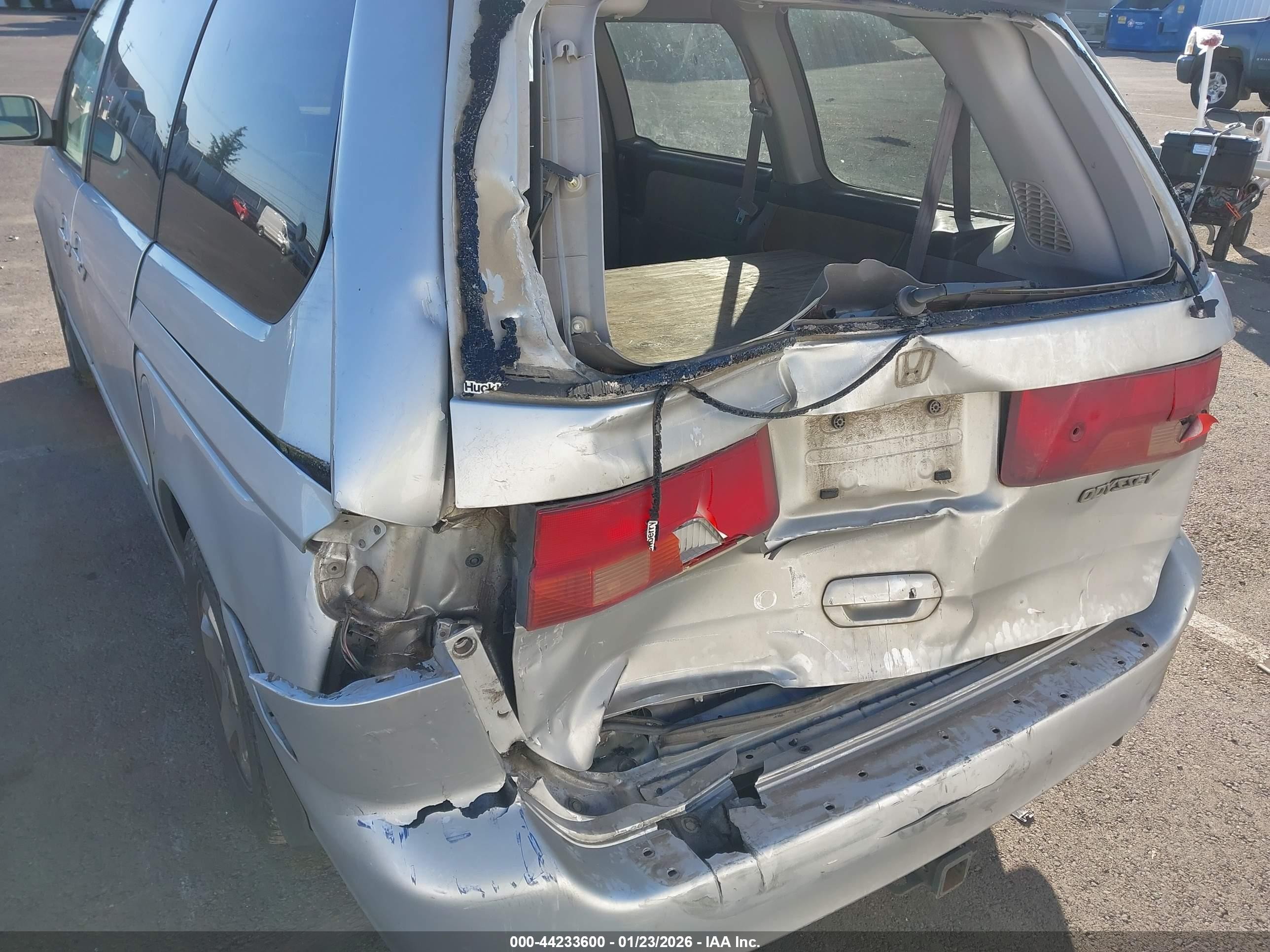 2001 Honda Odyssey Ex Silver vin: 2HKRL18671H540821