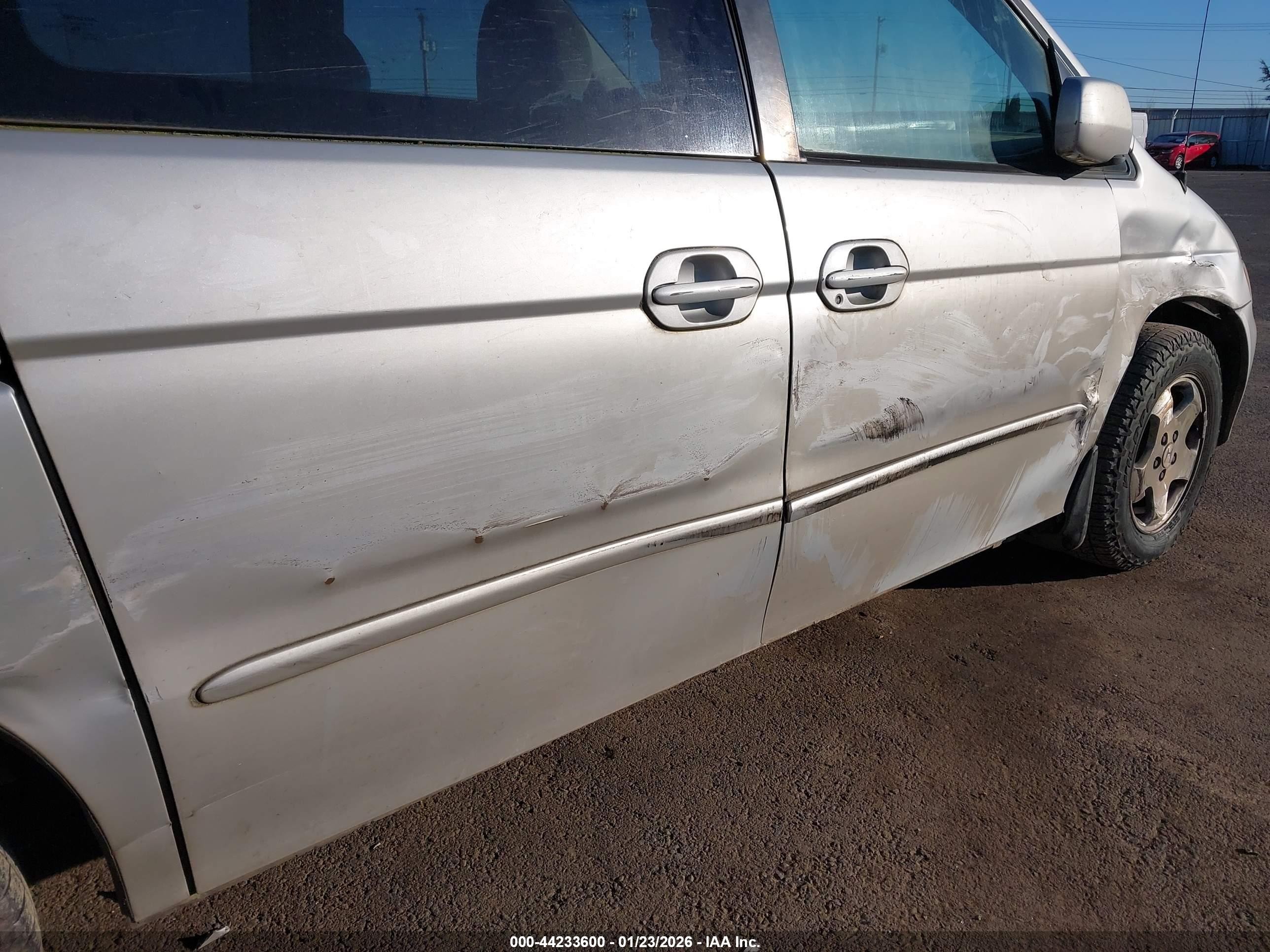 2001 Honda Odyssey Ex Silver vin: 2HKRL18671H540821