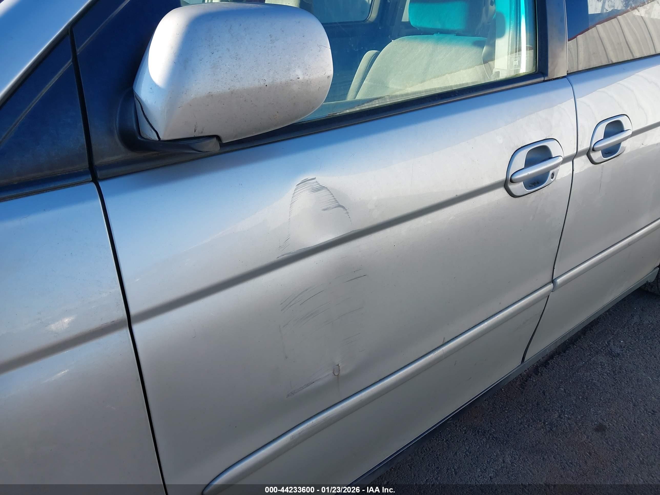 2001 Honda Odyssey Ex Silver vin: 2HKRL18671H540821