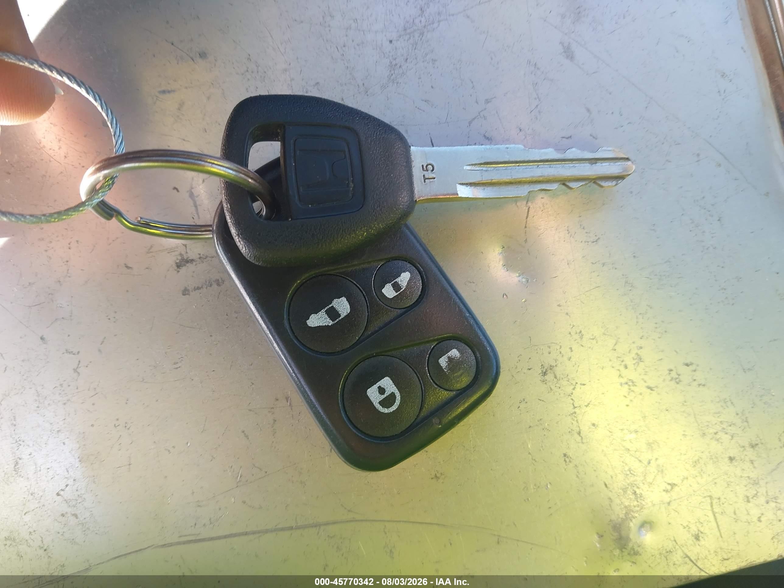 2001 Honda Odyssey Ex Champagne vin: 2HKRL18671H590781