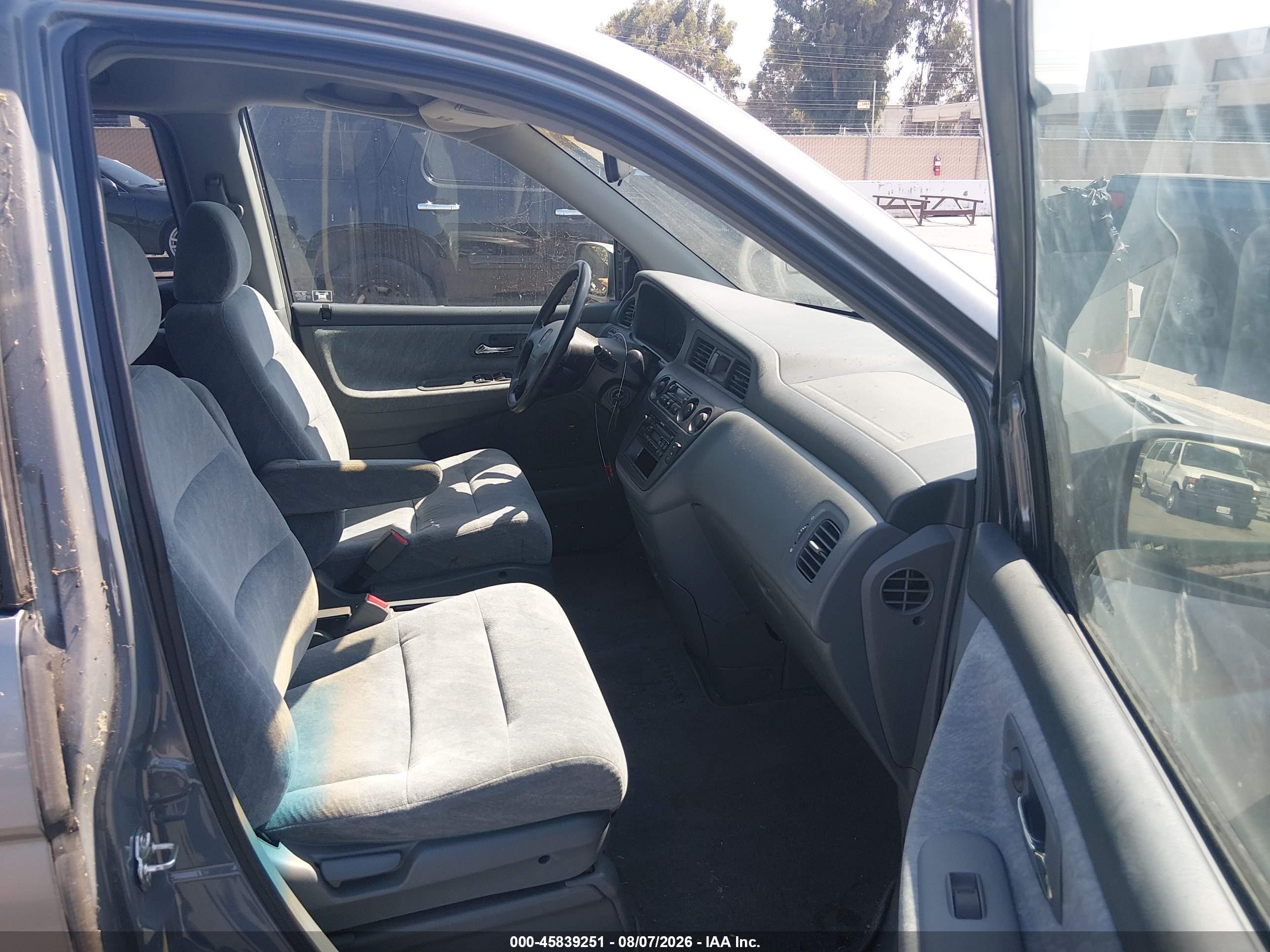 2001 Honda Odyssey Ex Light Blue vin: 2HKRL18671H598945