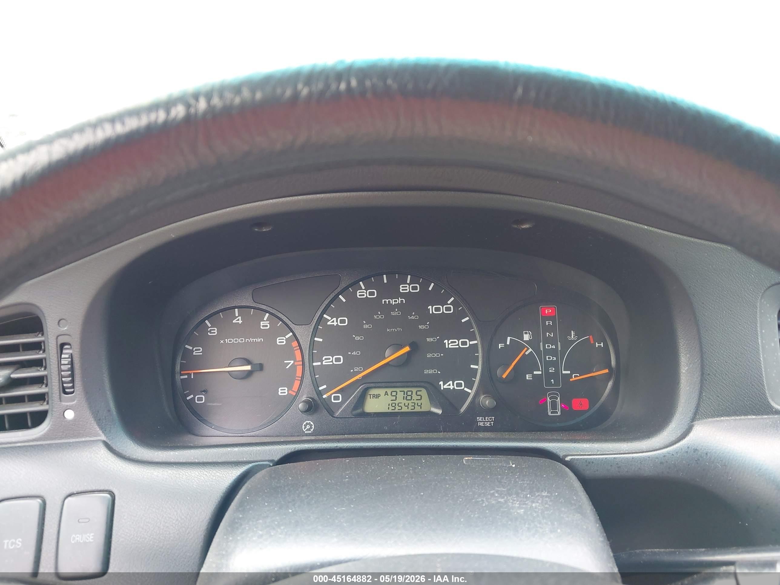 2000 Honda Odyssey Ex Gray vin: 2HKRL1867YH576051