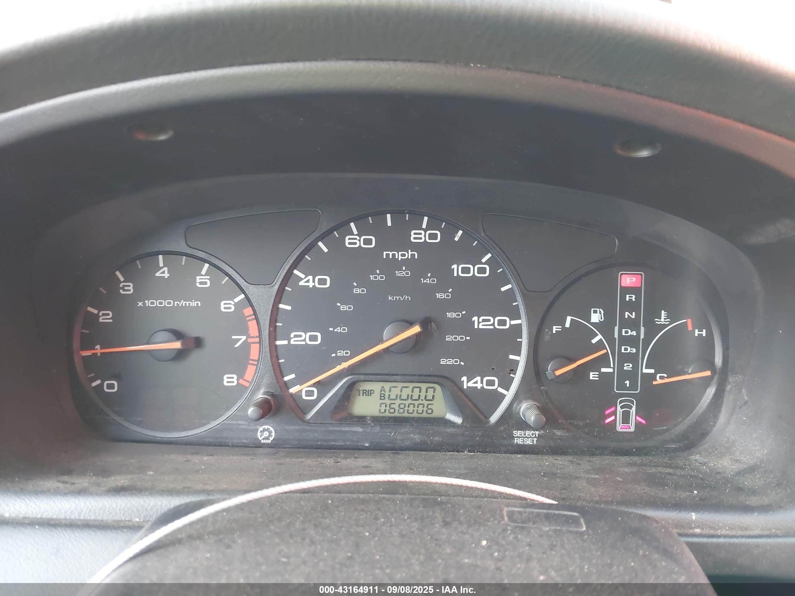 2000 Honda Odyssey Ex Gray vin: 2HKRL1867YH609100