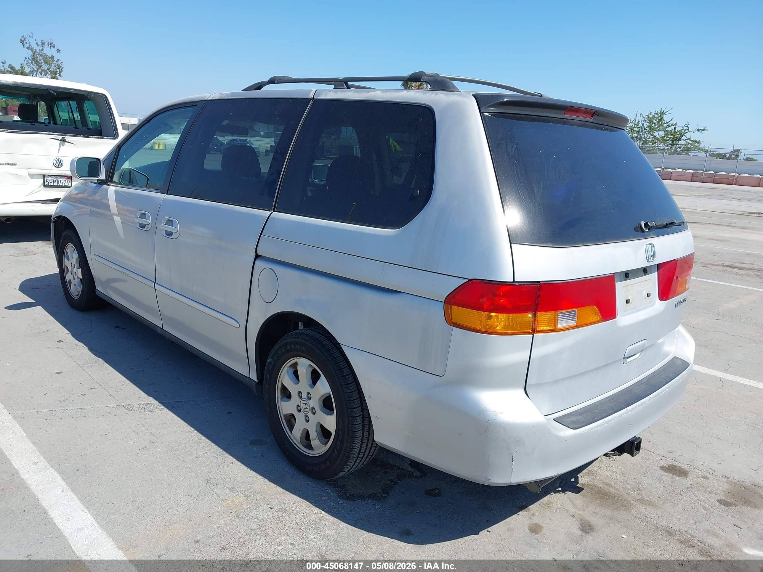 2002 Honda Odyssey Ex Silver vin: 2HKRL18682H522863