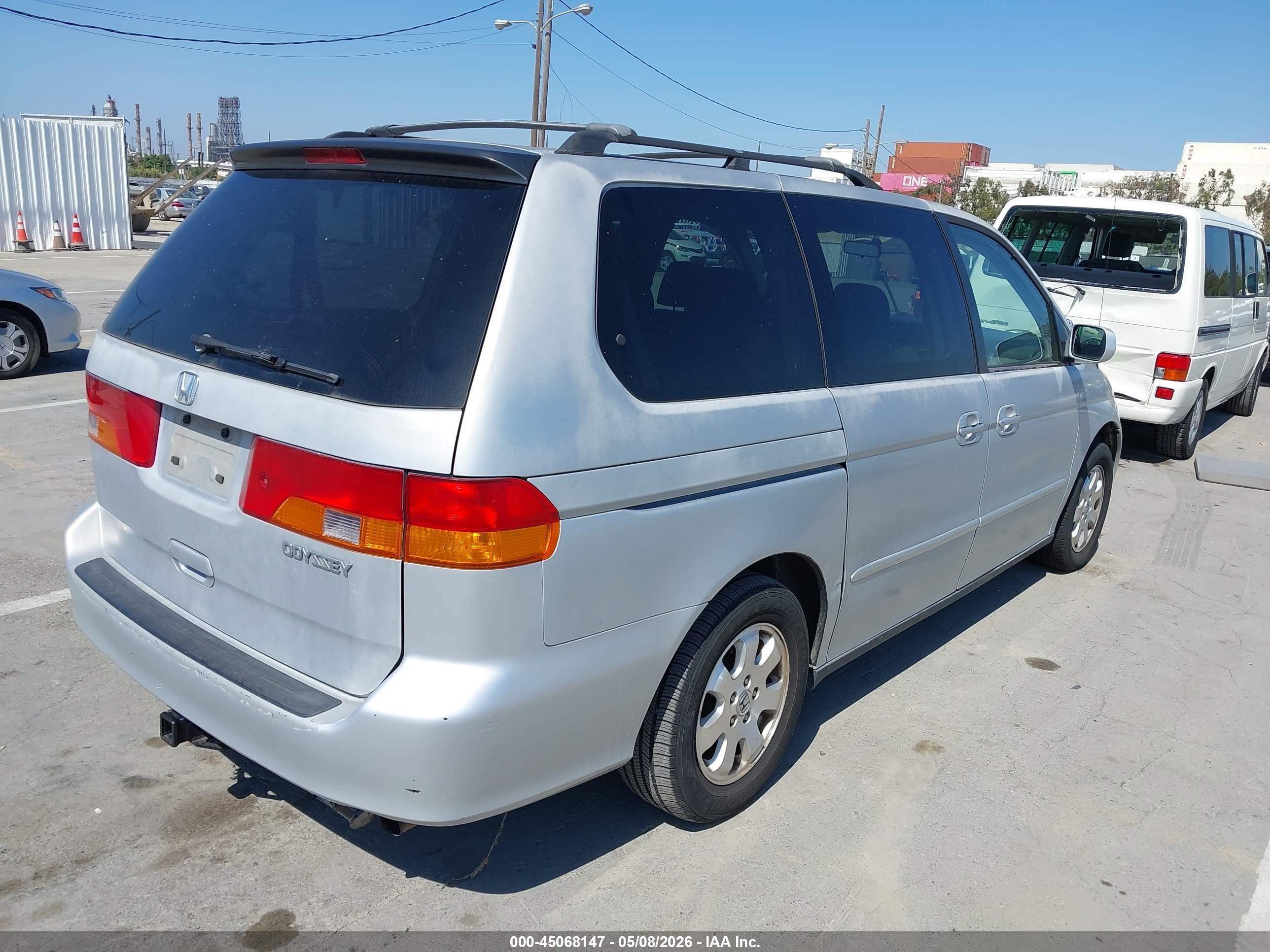 2002 Honda Odyssey Ex Silver vin: 2HKRL18682H522863